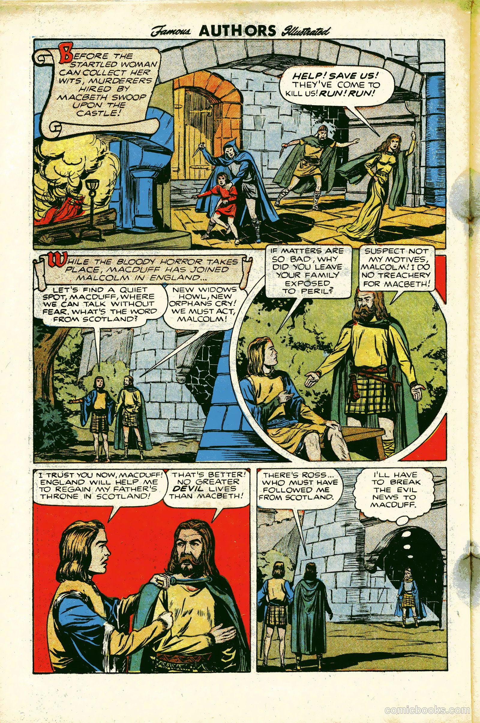 Stories By Famous Authors Illustrated 6 - Macbeth #1 — page 22 of 36