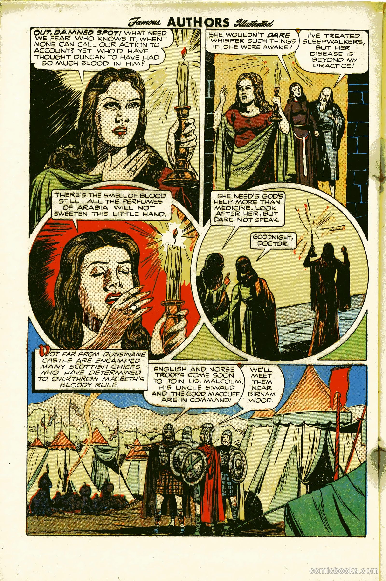 Stories By Famous Authors Illustrated 6 - Macbeth #1 — page 24 of 36