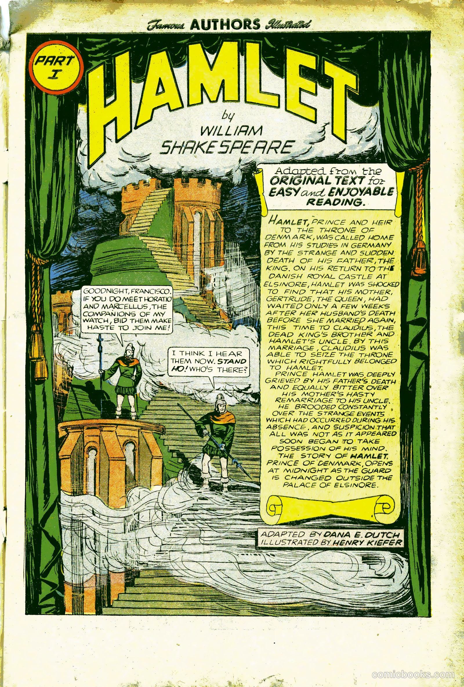 Stories By Famous Authors Illustrated 8 - Hamlet #1 — page 3 of 36