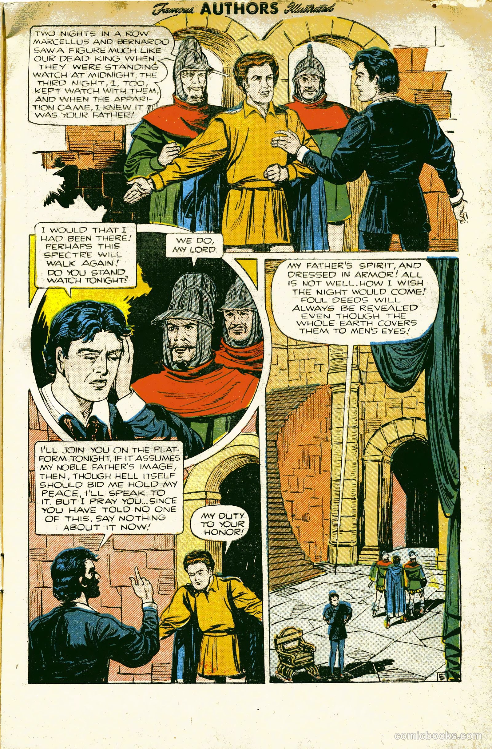 Stories By Famous Authors Illustrated 8 - Hamlet #1 — page 7 of 36