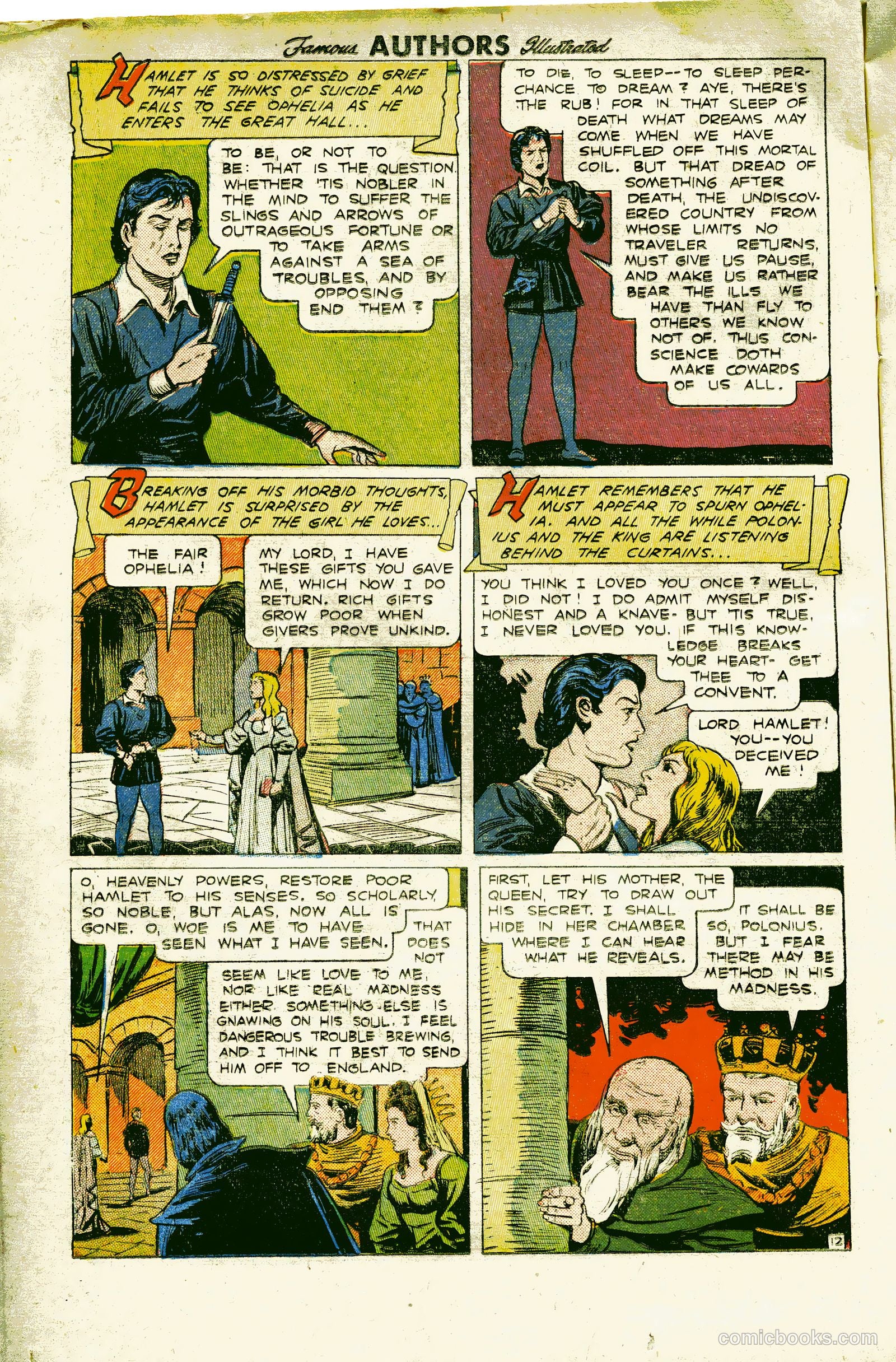 Stories By Famous Authors Illustrated 8 - Hamlet #1 — page 14 of 36