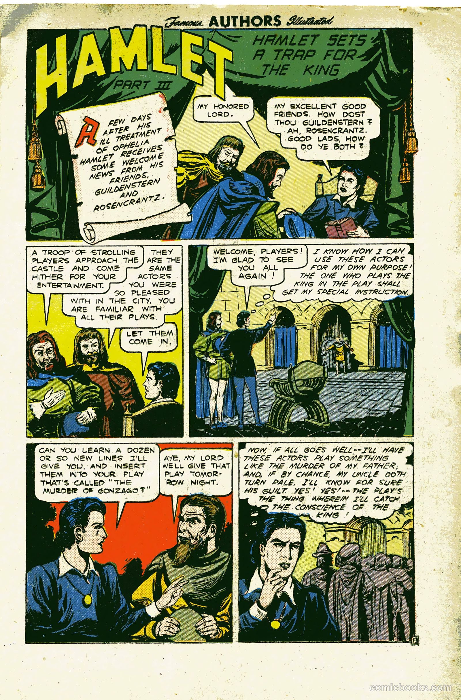 Stories By Famous Authors Illustrated 8 - Hamlet #1 — page 15 of 36