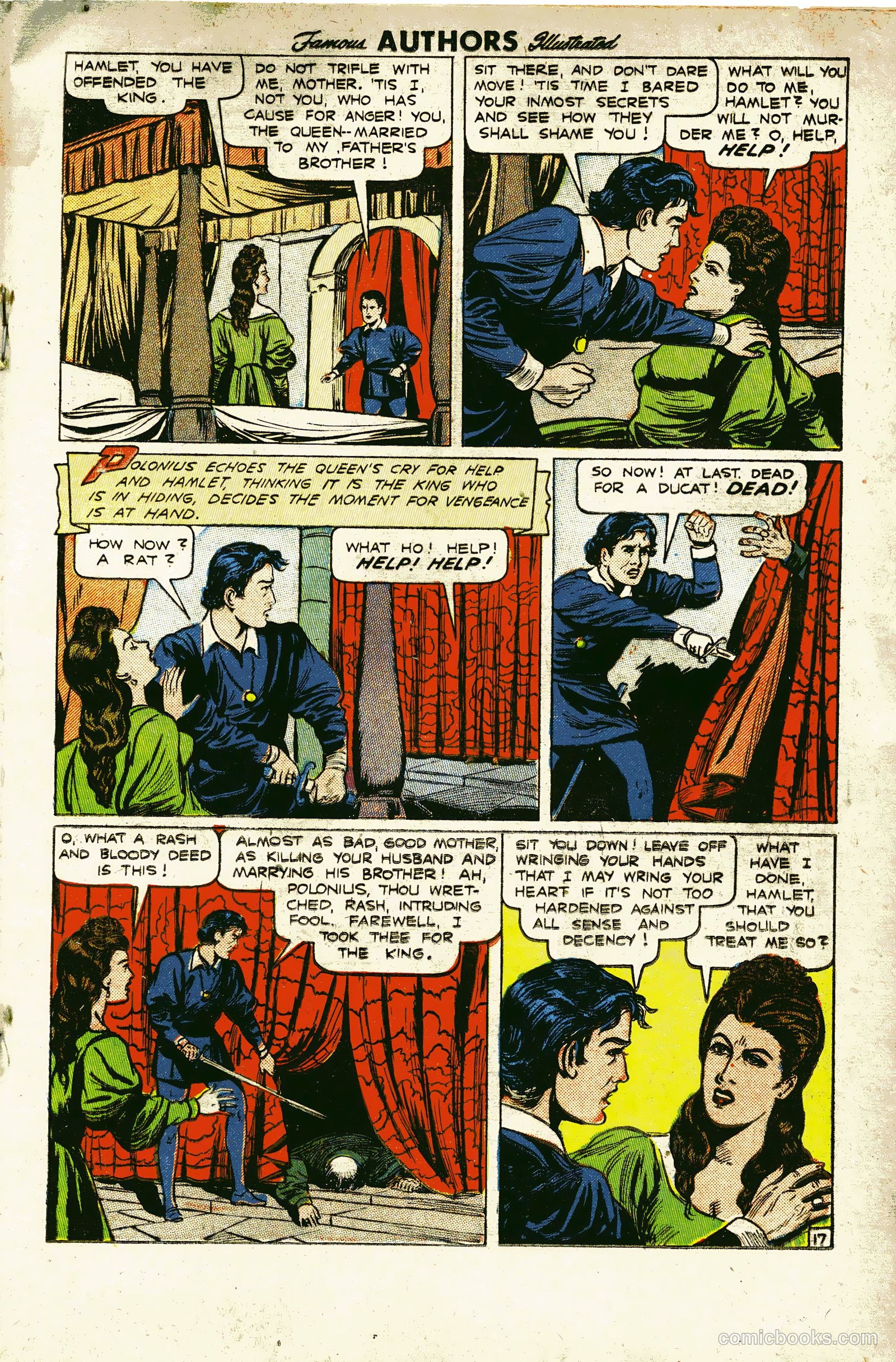 Stories By Famous Authors Illustrated 8 - Hamlet #1 — page 19 of 36