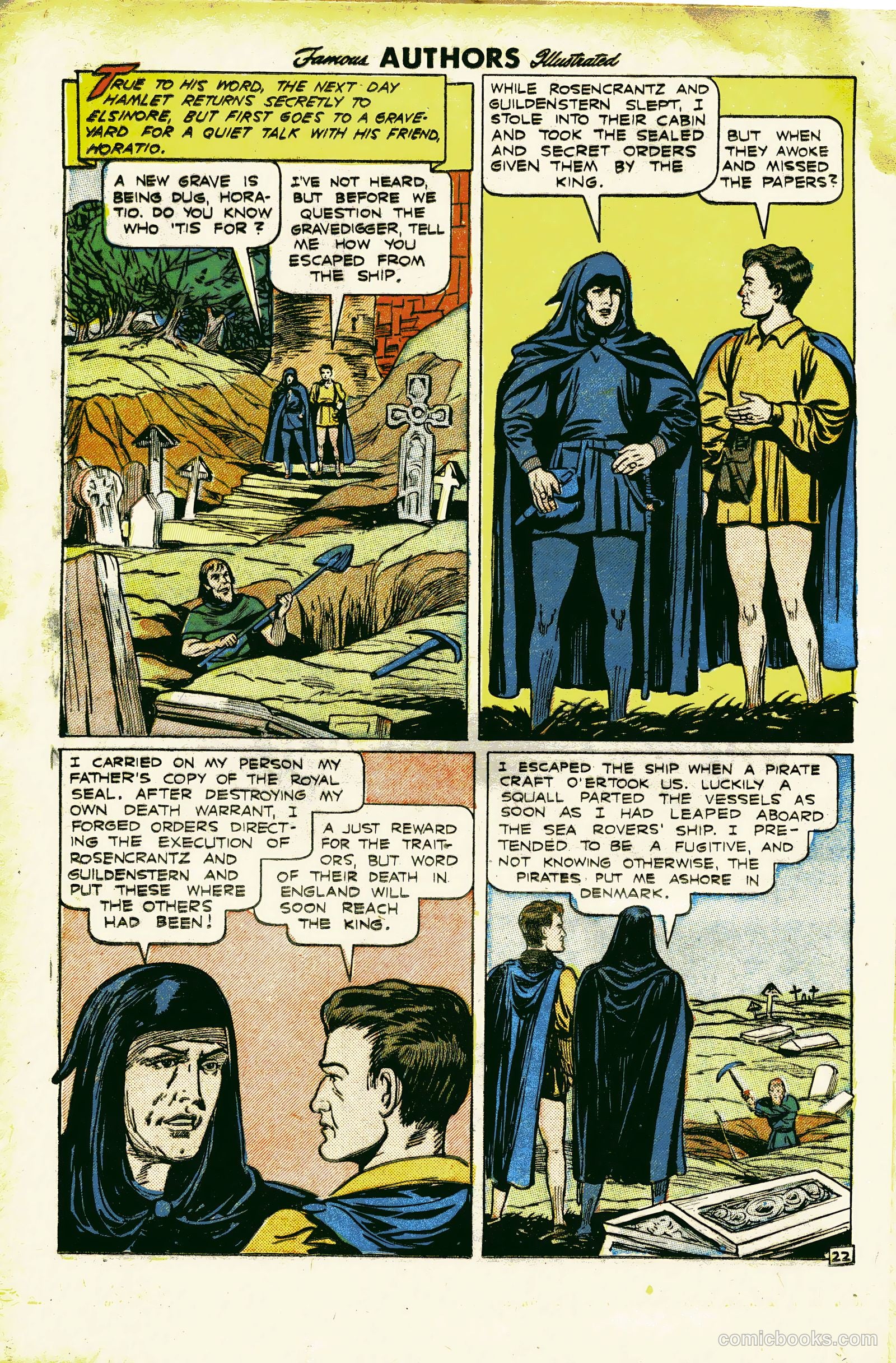 Stories By Famous Authors Illustrated 8 - Hamlet #1 — page 24 of 36
