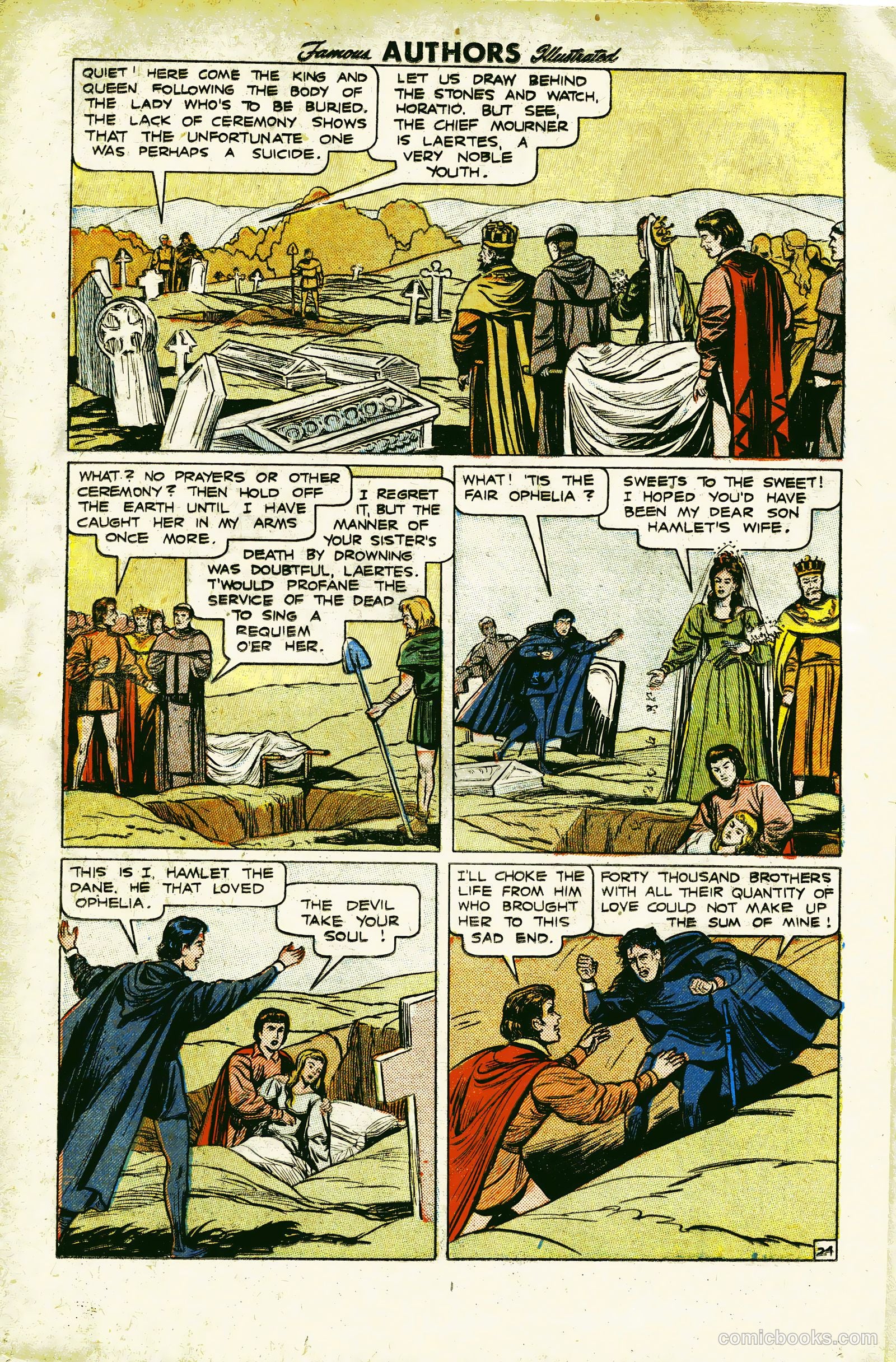 Stories By Famous Authors Illustrated 8 - Hamlet #1 — page 26 of 36