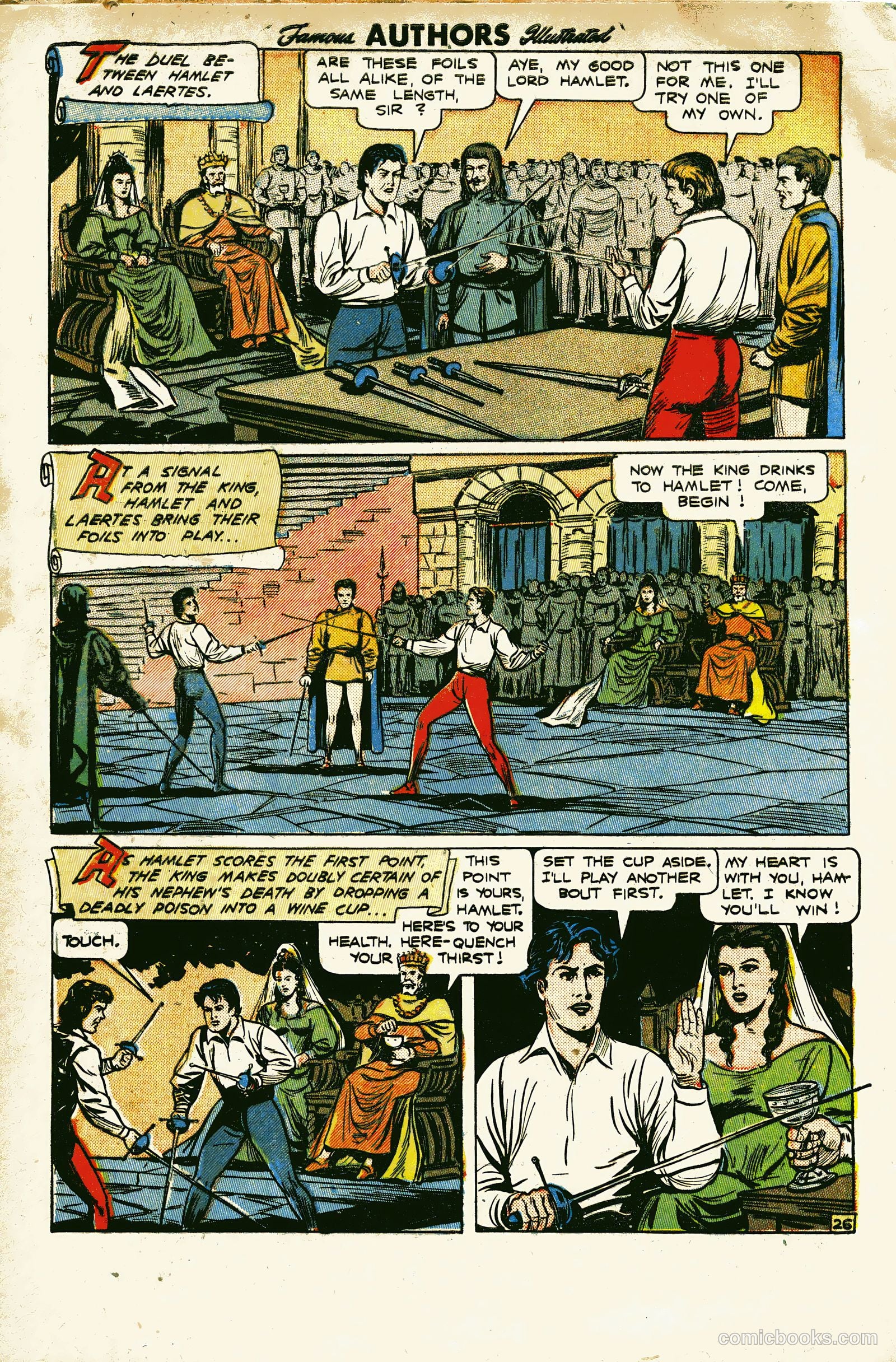 Stories By Famous Authors Illustrated 8 - Hamlet #1 — page 28 of 36