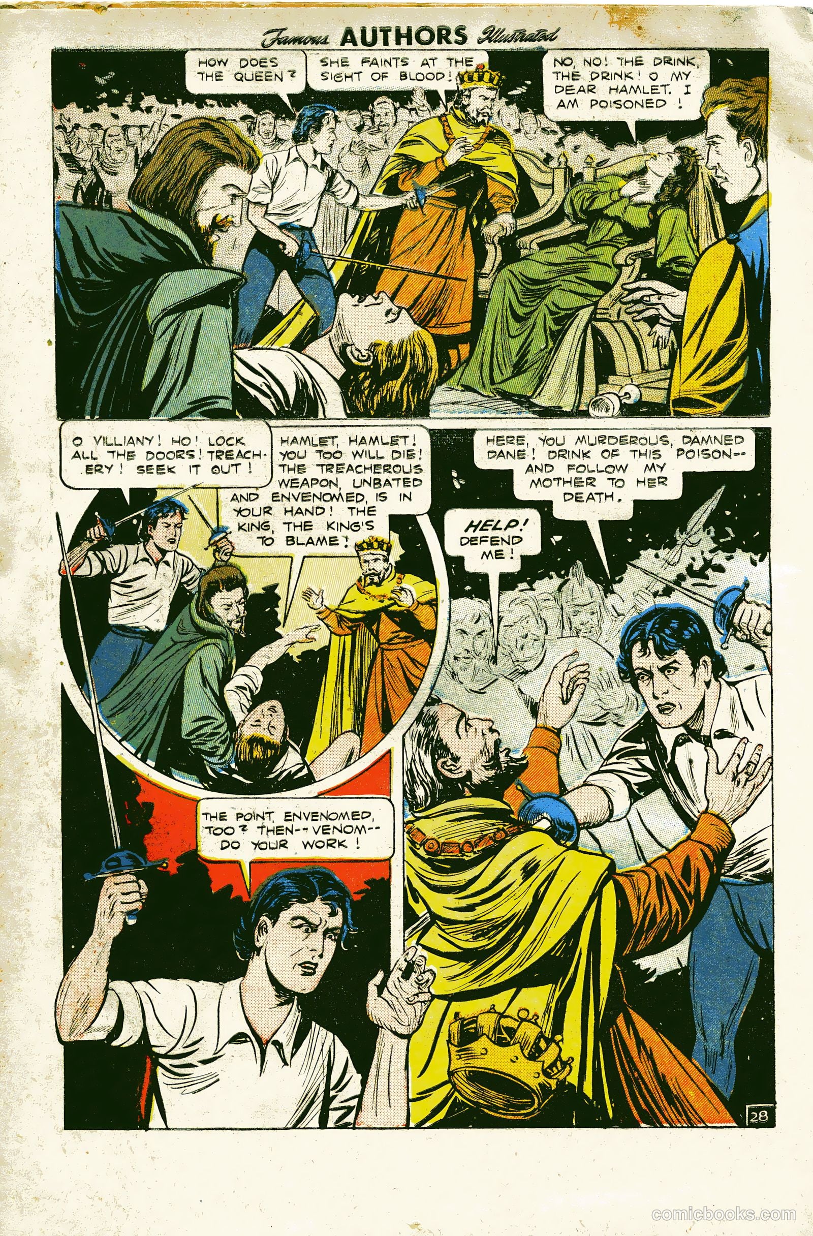 Stories By Famous Authors Illustrated 8 - Hamlet #1 — page 30 of 36