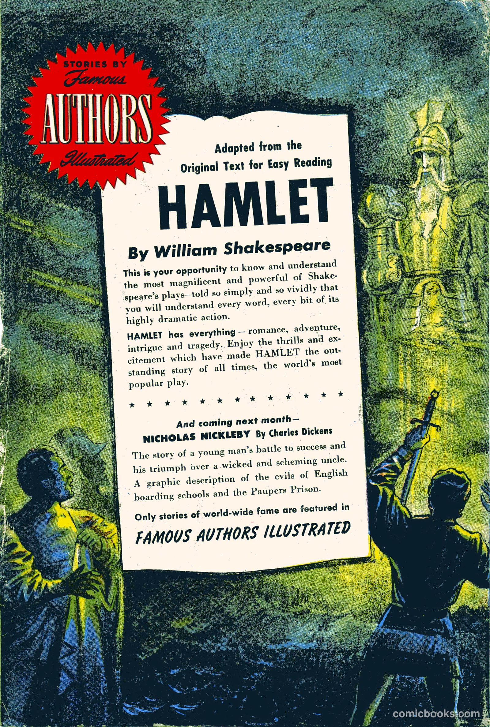 Stories By Famous Authors Illustrated 8 - Hamlet #1 — page 36 of 36