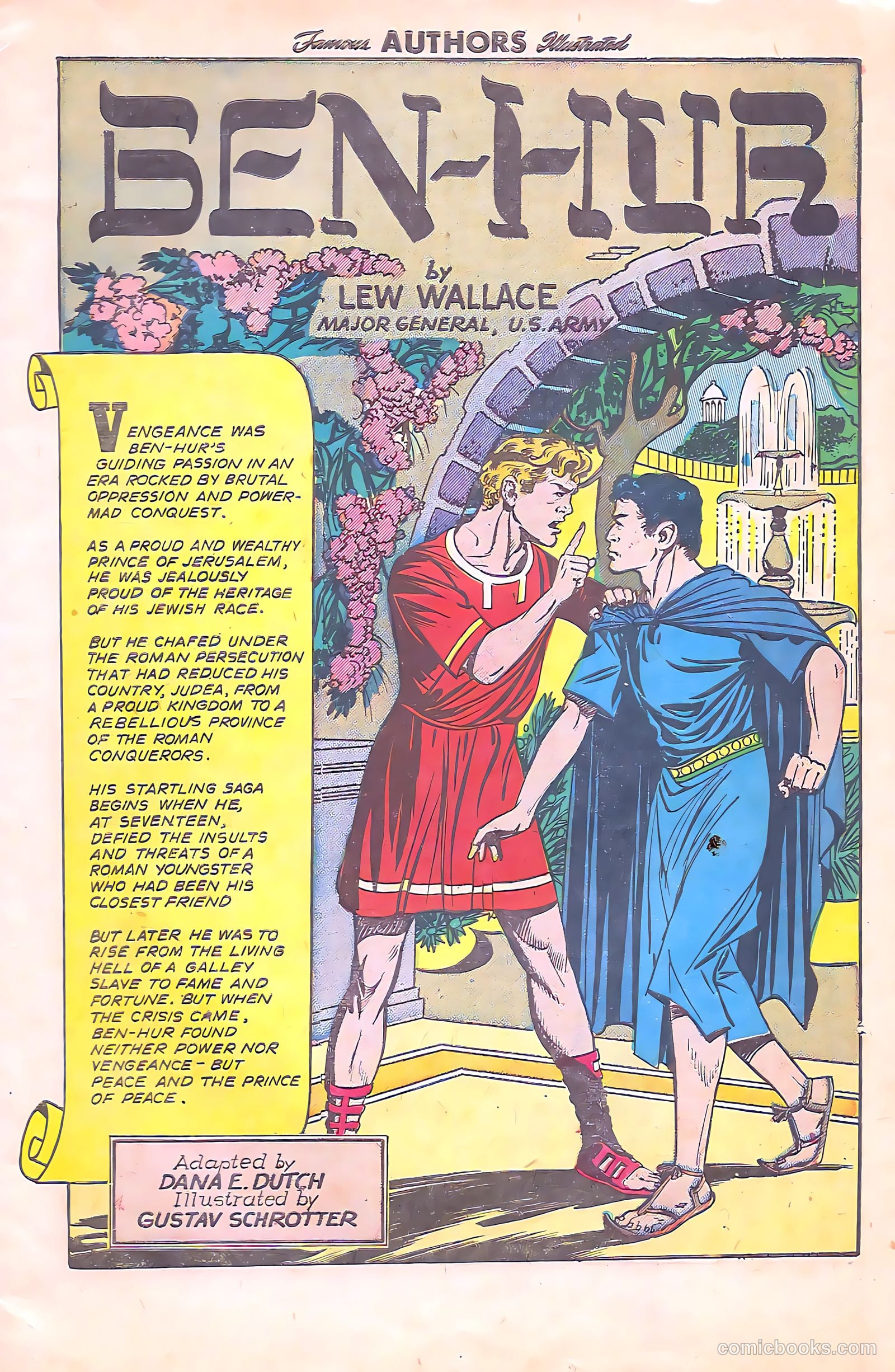 Stories By Famous Authors Illustrated 11 - Ben Hur #1 — page 3 of 51