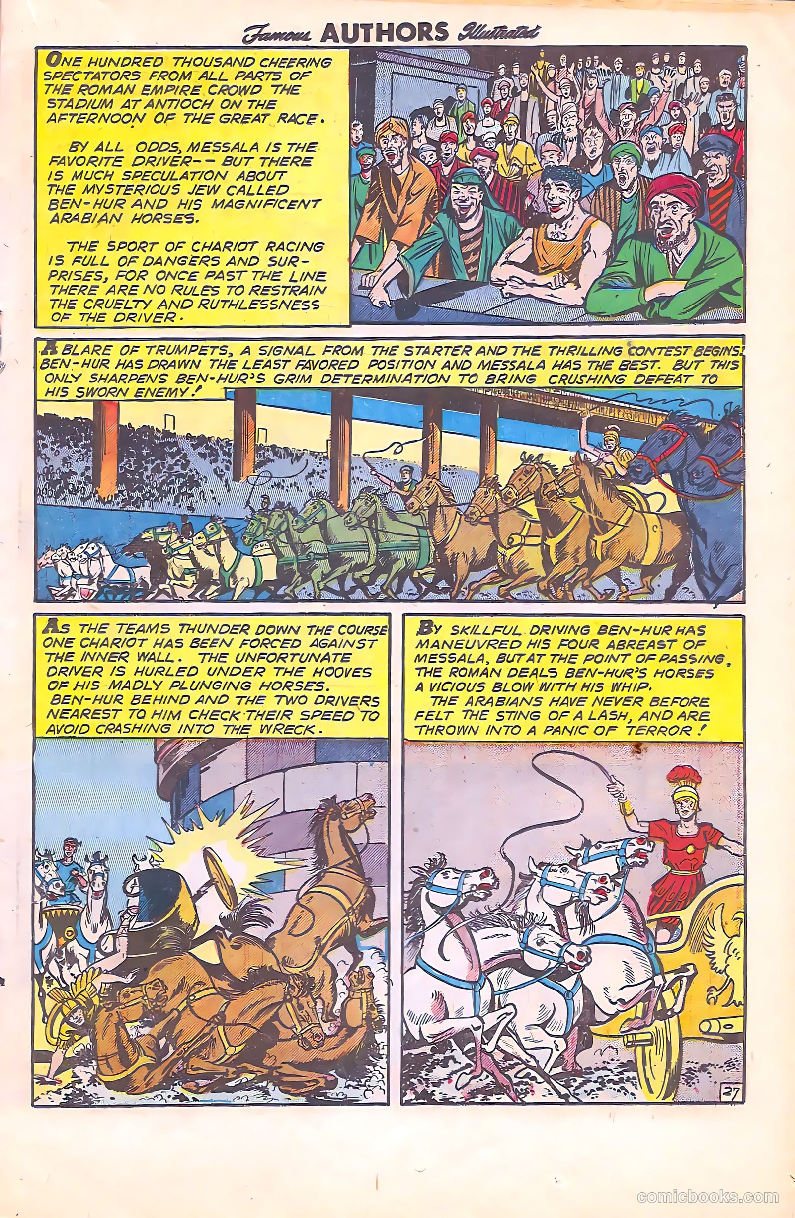 Stories By Famous Authors Illustrated 11 - Ben Hur #1 — page 29 of 51