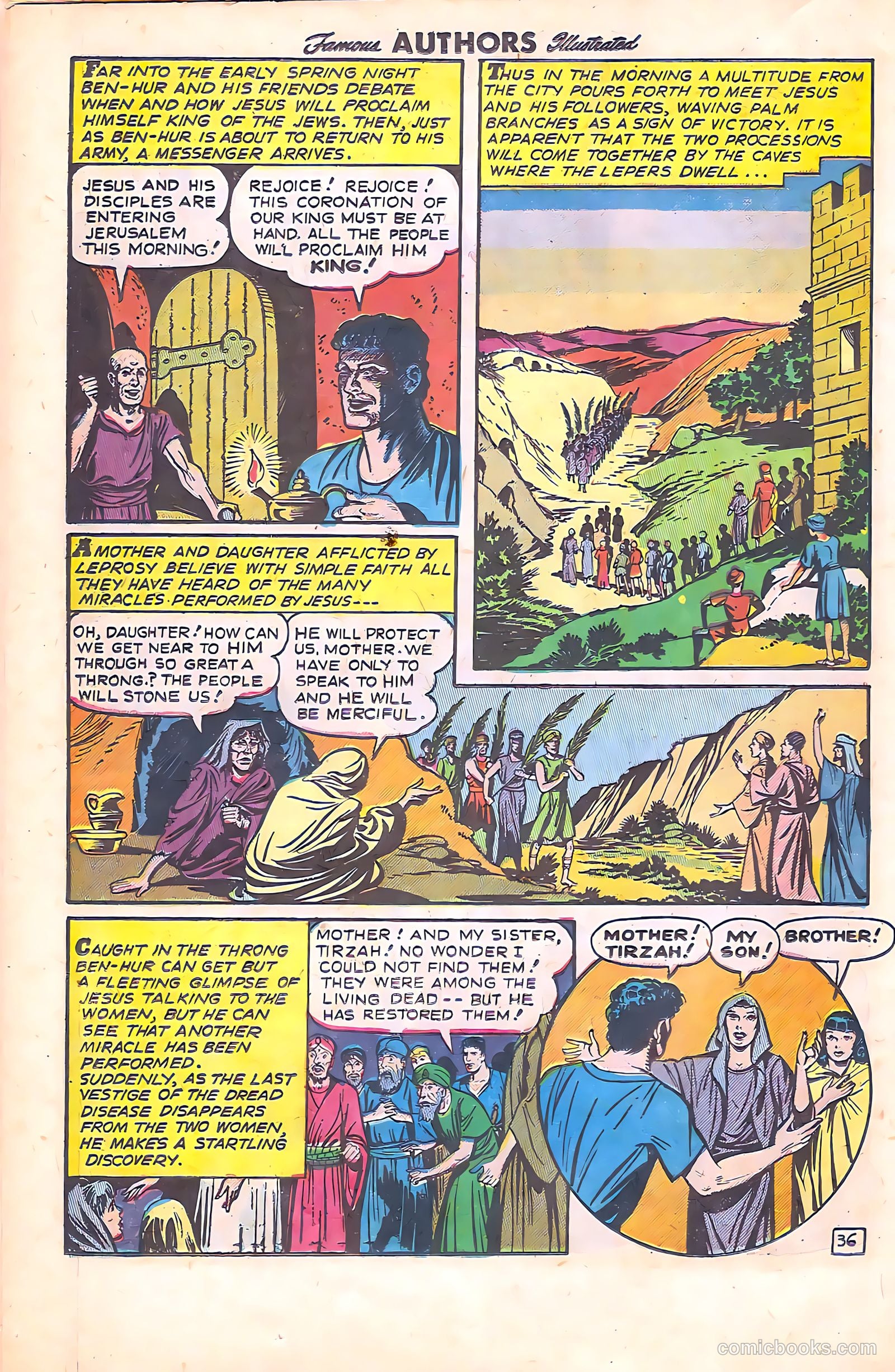 Stories By Famous Authors Illustrated 11 - Ben Hur #1 — page 37 of 51