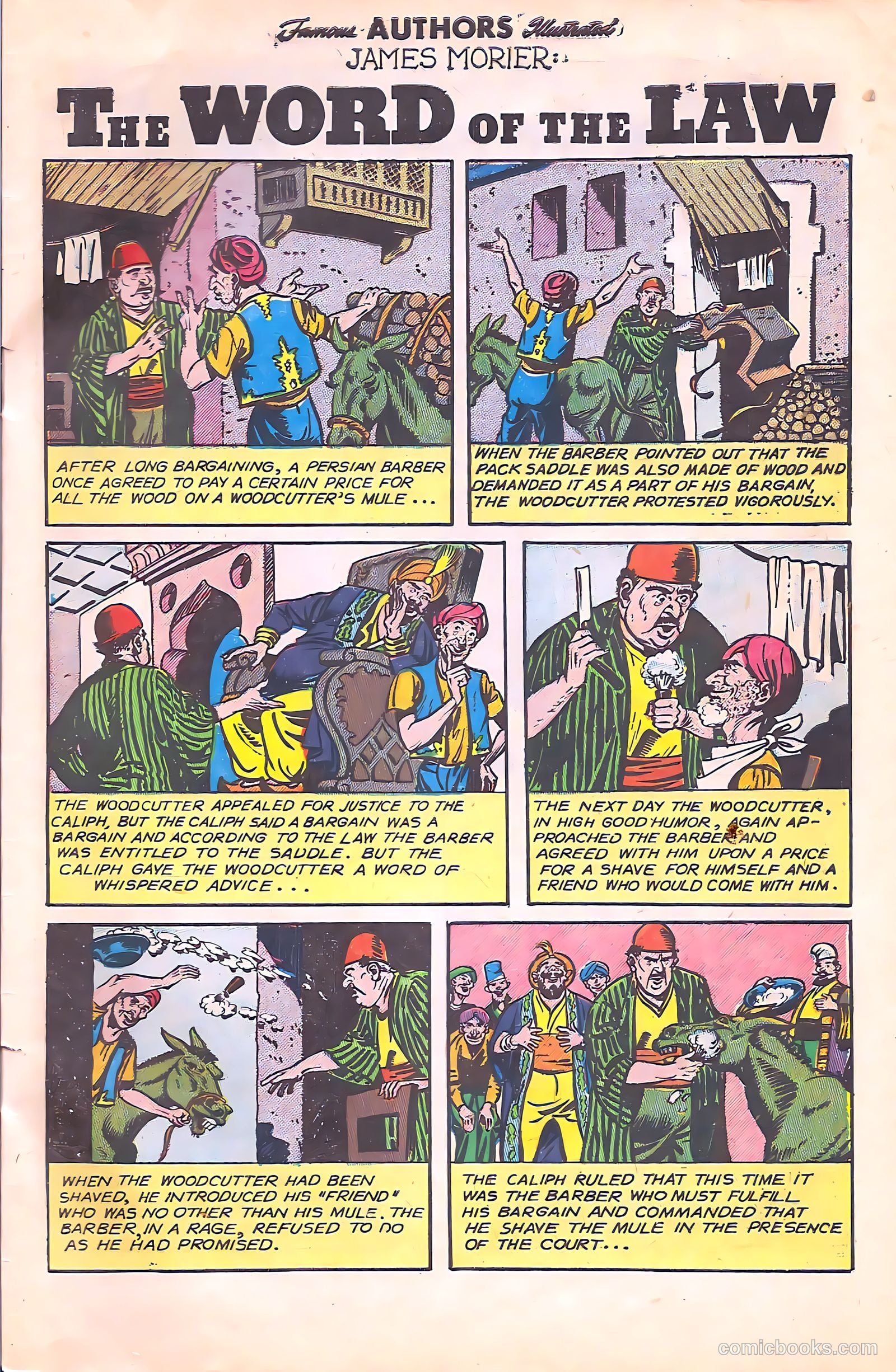 Stories By Famous Authors Illustrated 11 - Ben Hur #1 — page 46 of 51