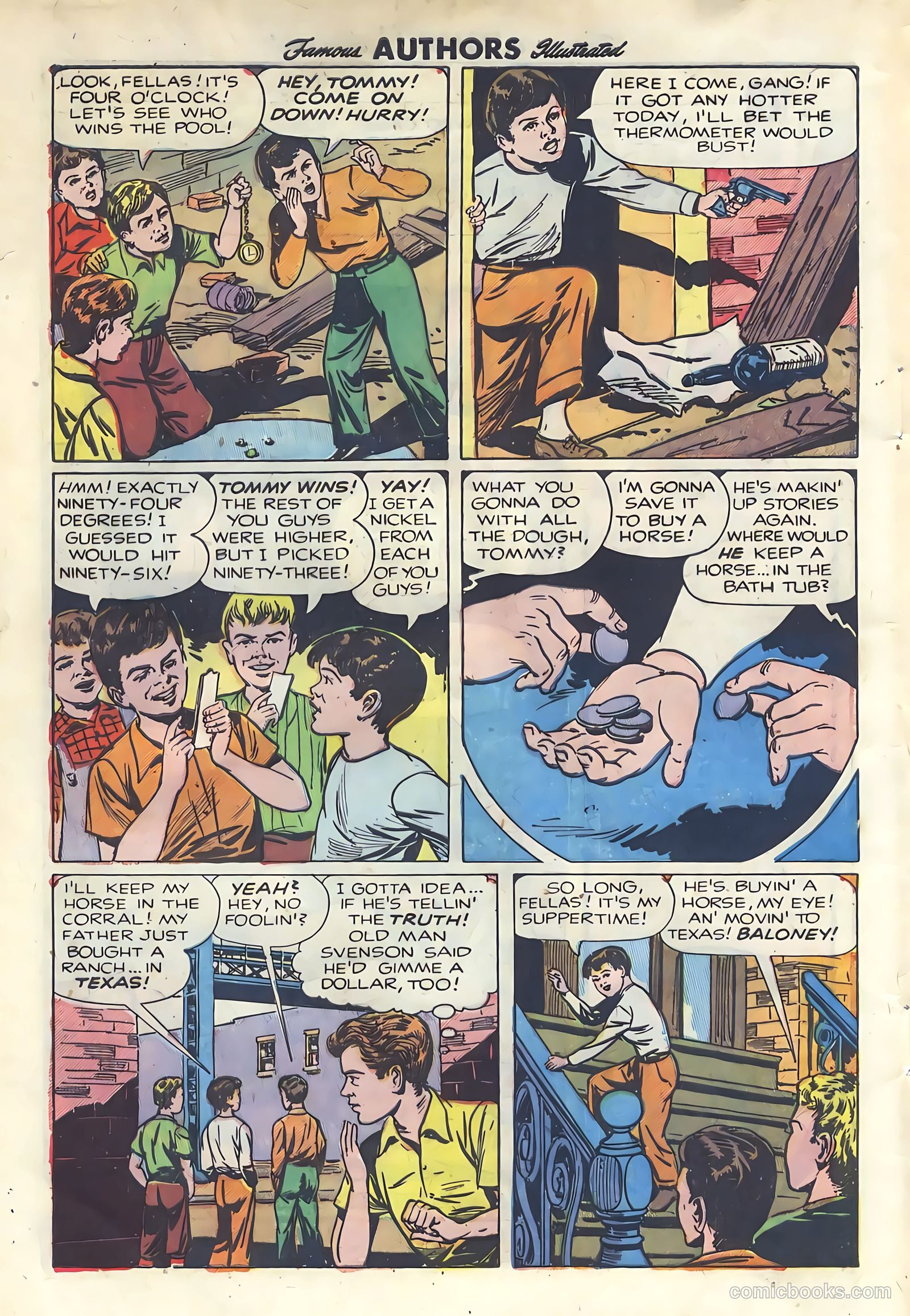 Stories By Famous Authors Illustrated 7 - The Window #1 — page 4 of 52