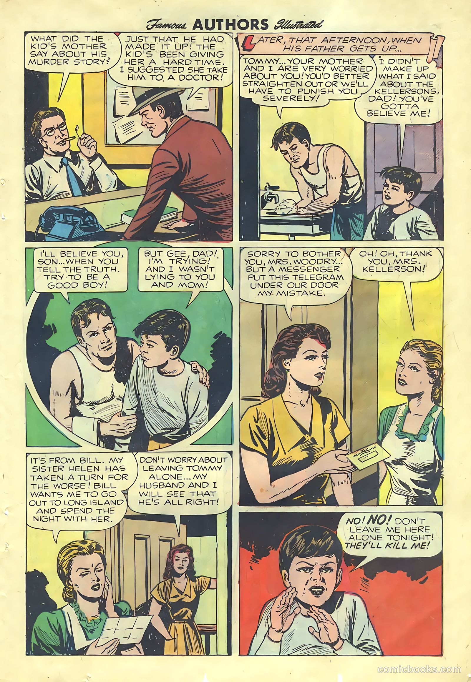 Stories By Famous Authors Illustrated 7 - The Window #1 — page 19 of 52