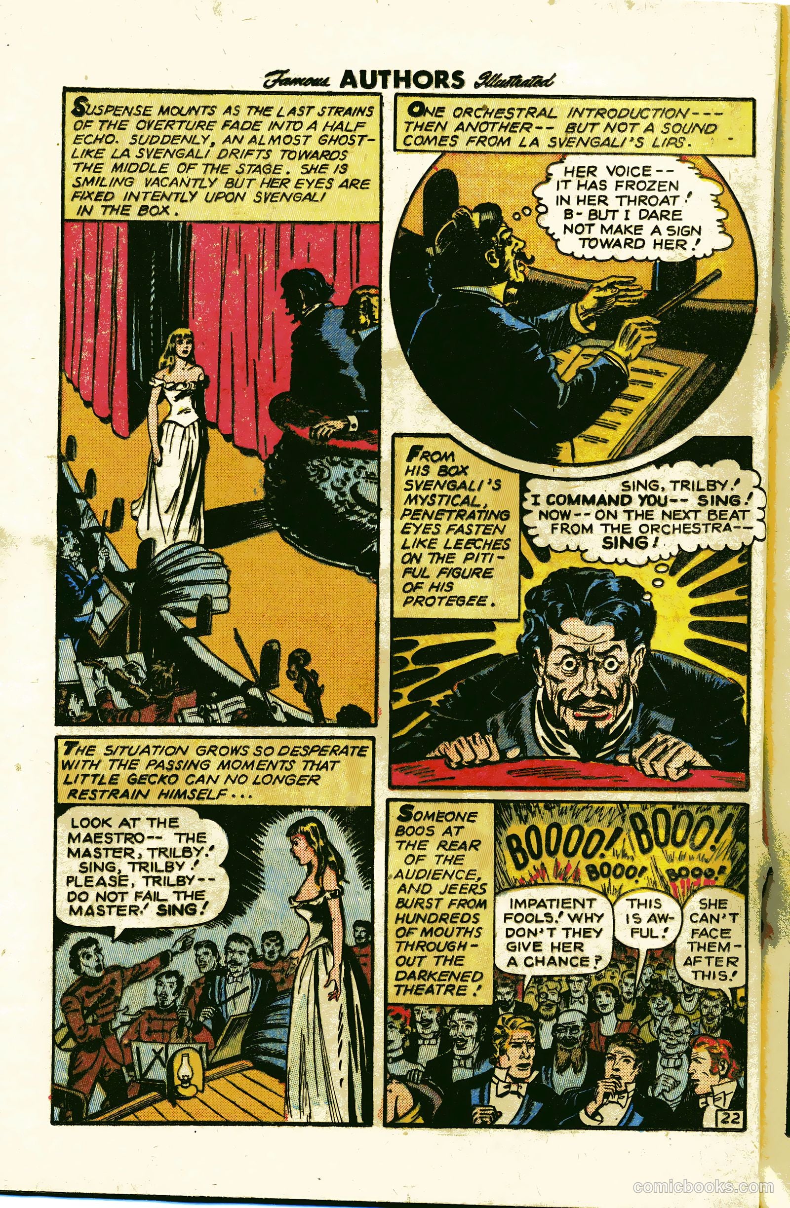 Stories By Famous Authors Illustrated 12 - La Svengali #1 — page 24 of 36