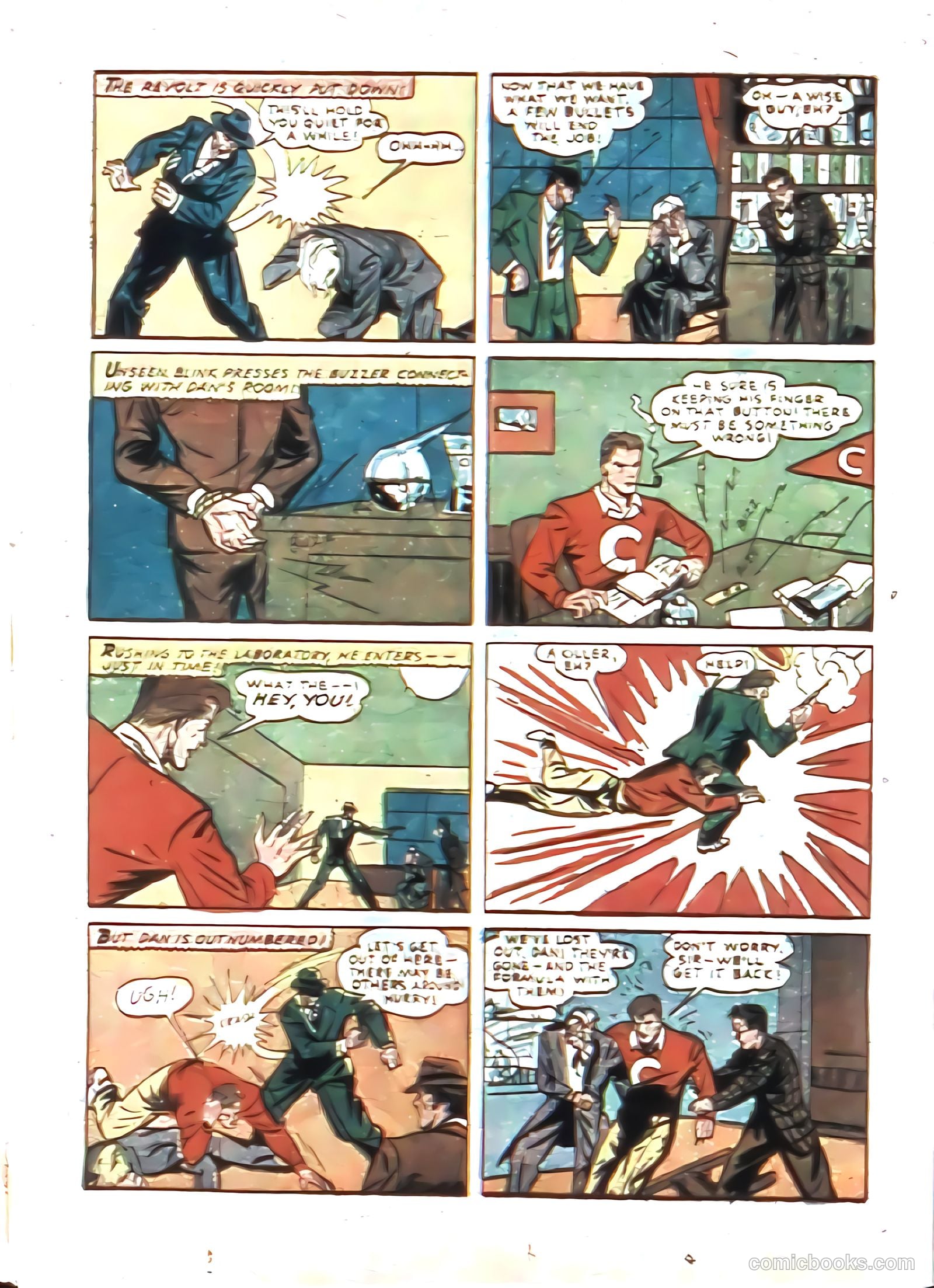 Thrilling Comics #11 (1940) — page 38 of 68