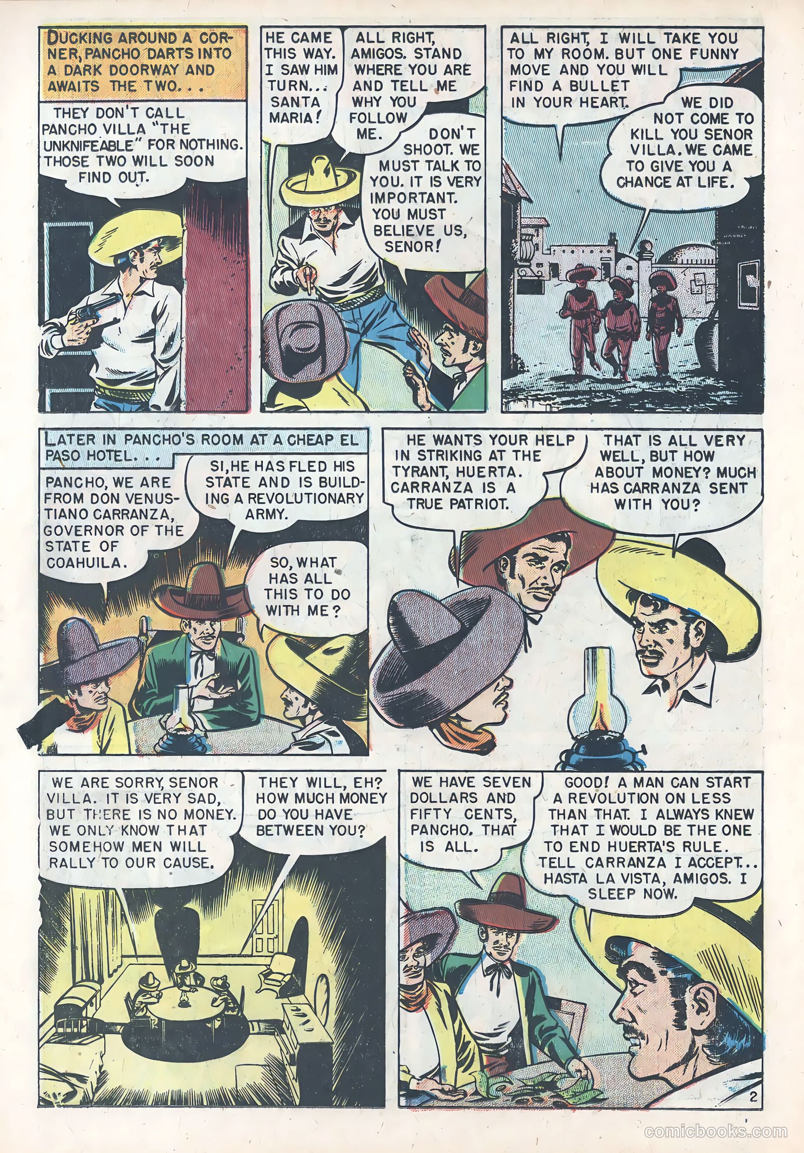 Pancho Villa #1 (1950) — page 18 of 37