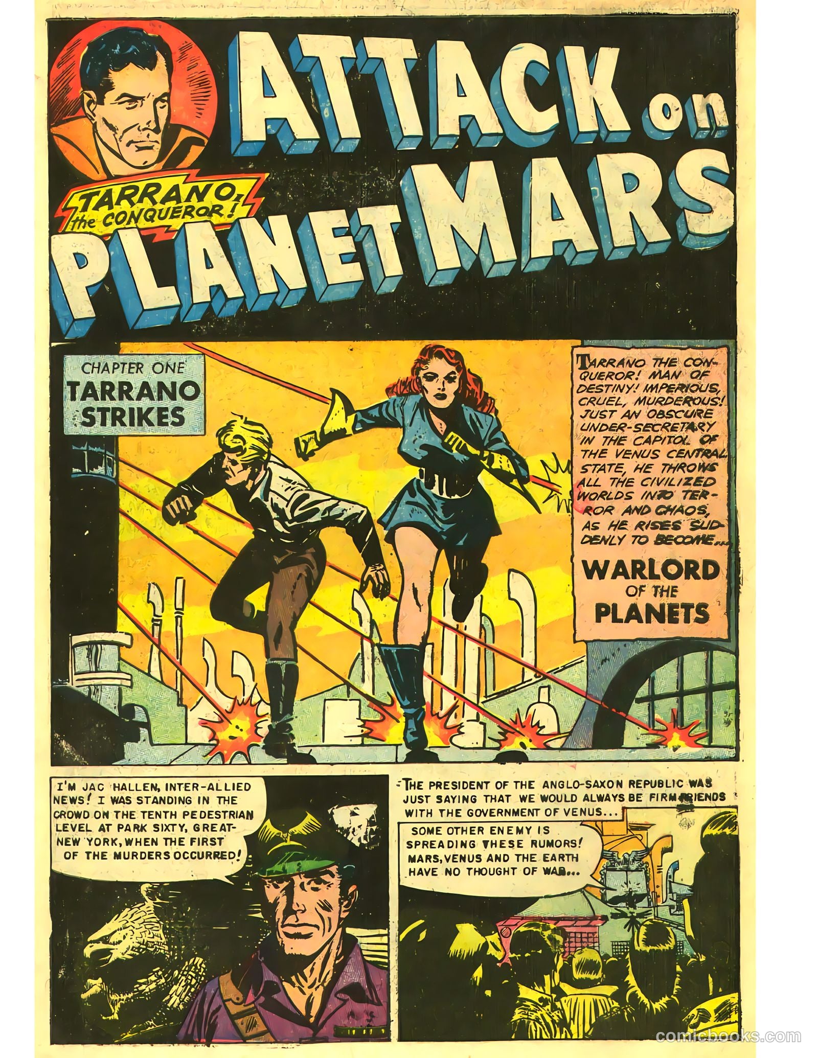 Attack on Planet Mars #1 (1951) — page 3 of 35