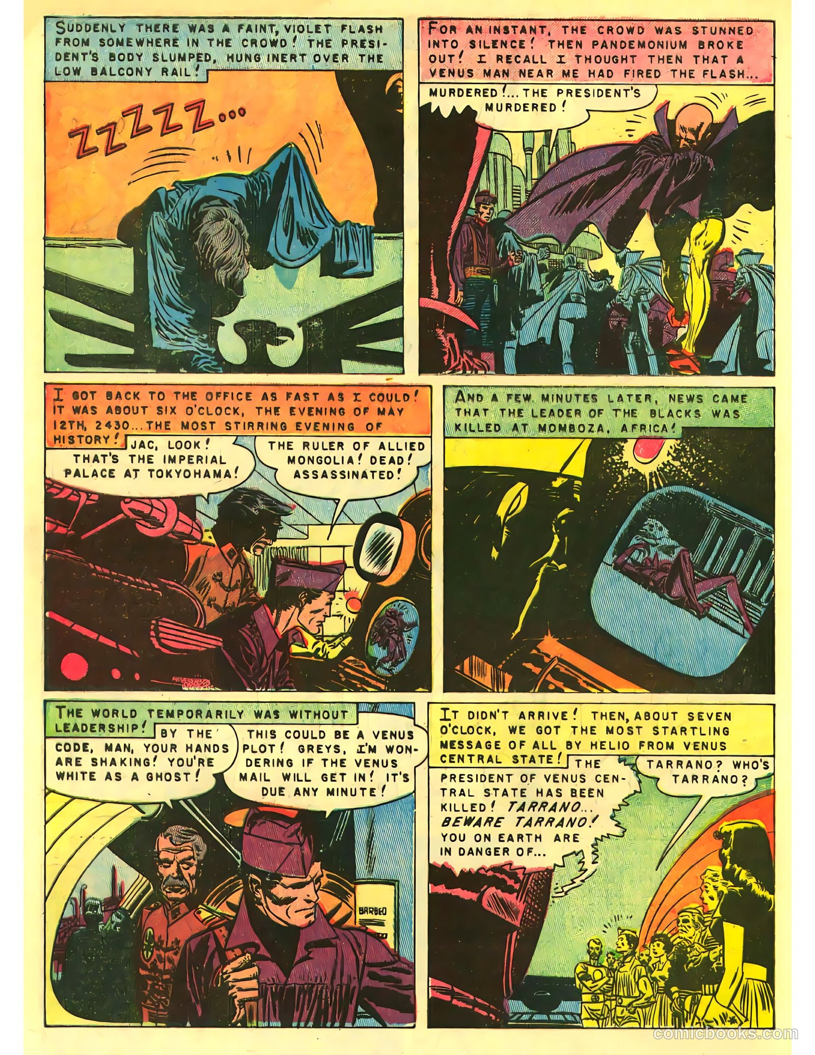 Attack on Planet Mars #1 (1951) — page 4 of 35