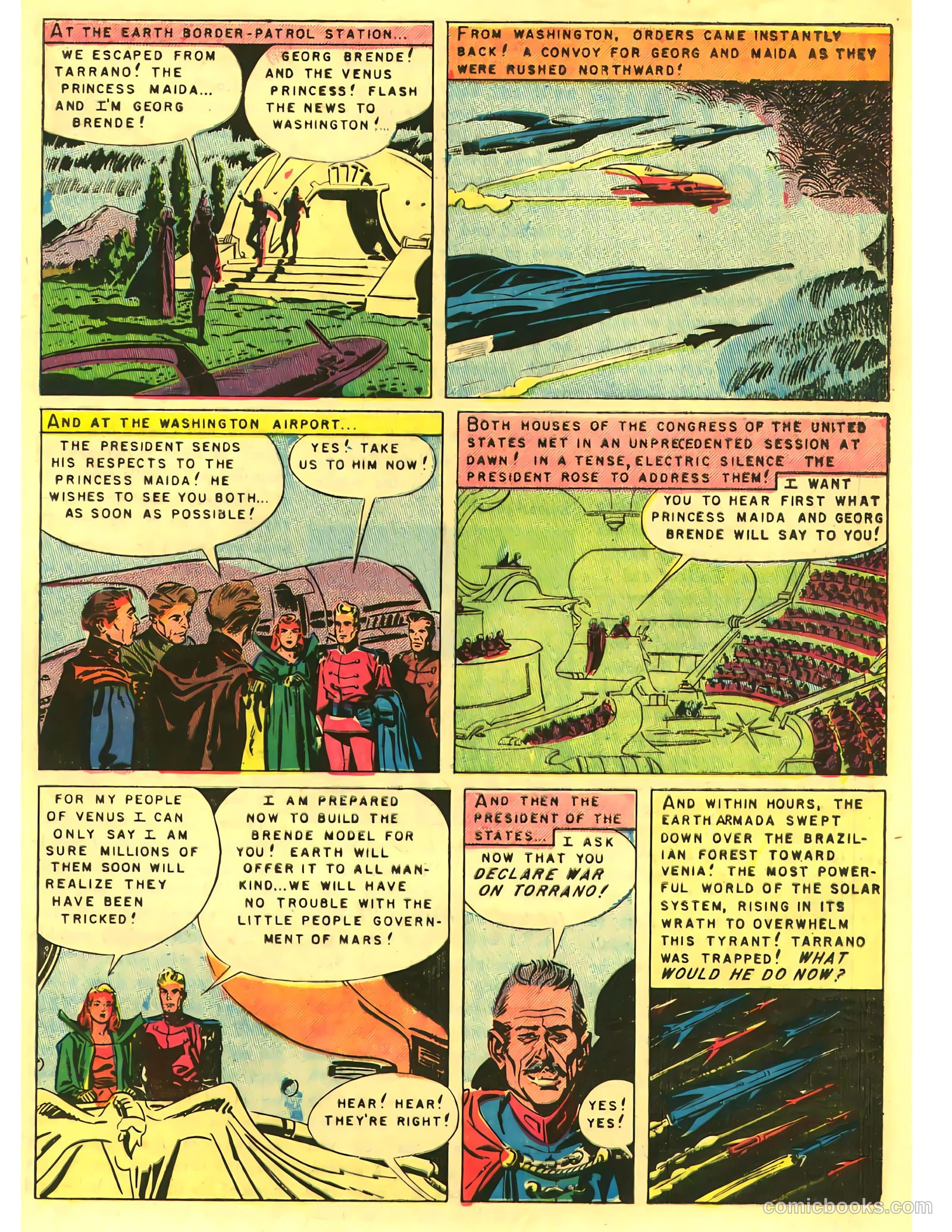 Attack on Planet Mars #1 (1951) — page 23 of 35