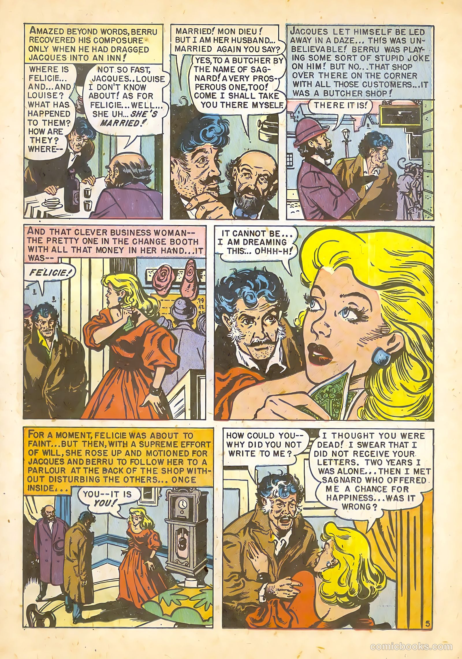 For a Night of Love #1 (1951) — page 23 of 36