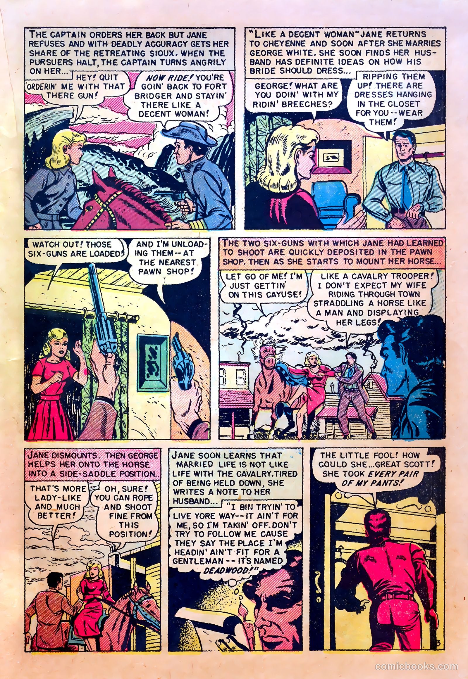 King of the Bad Men of Deadwood #1 (1950) — page 21 of 36
