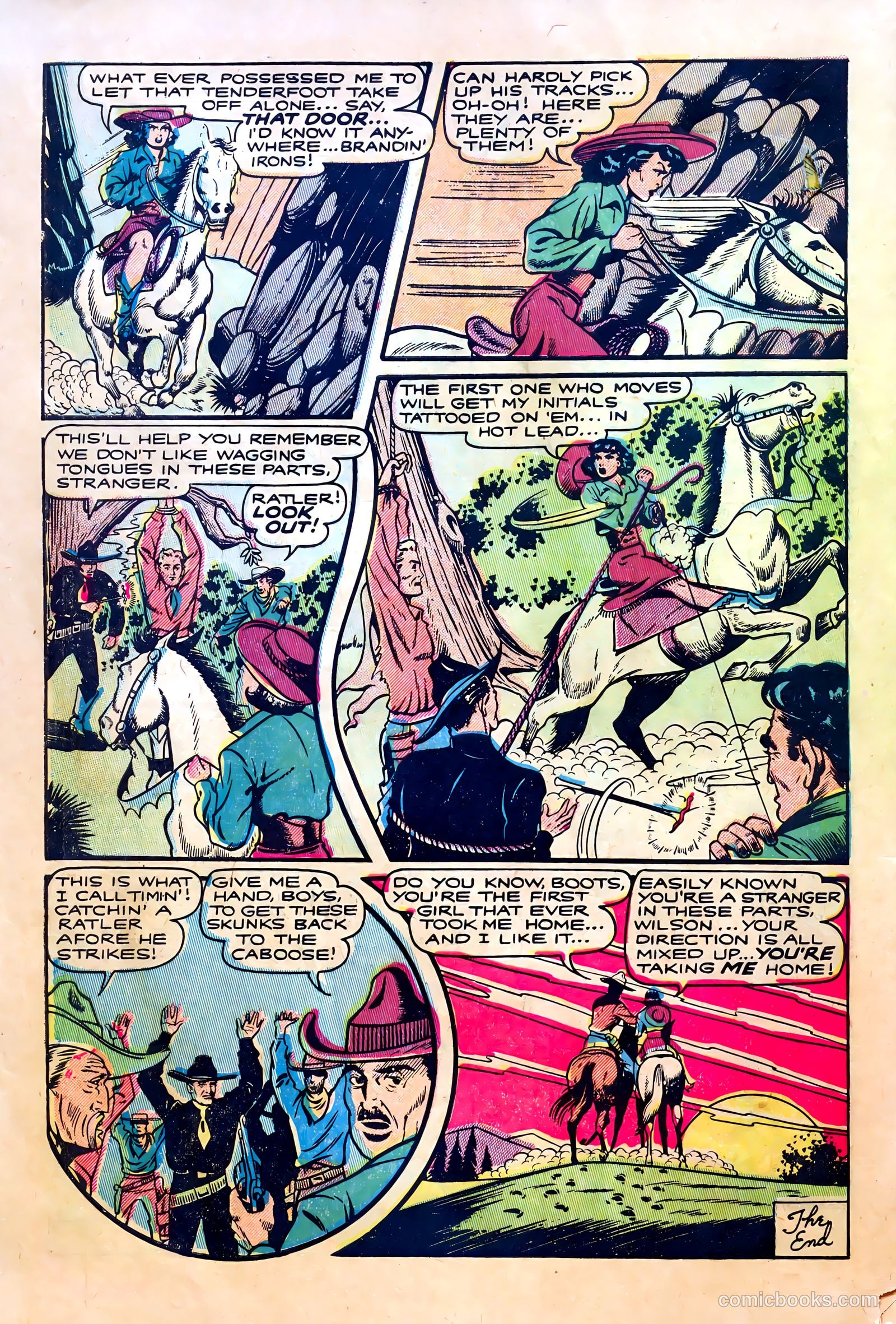 King of the Bad Men of Deadwood #1 (1950) — page 32 of 36
