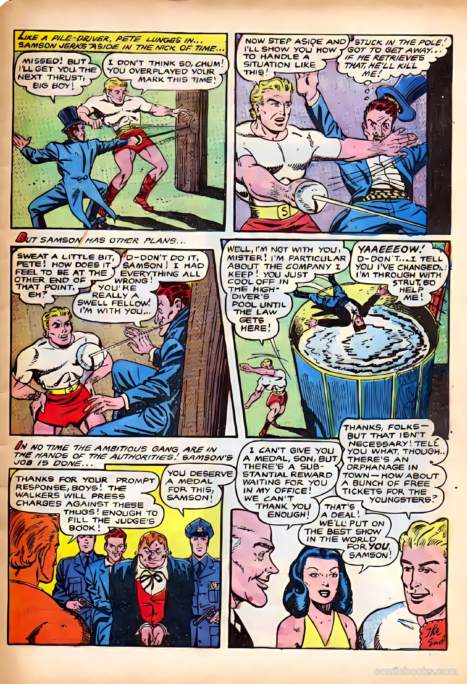 Samson #12 (1955) — page 30 of 31