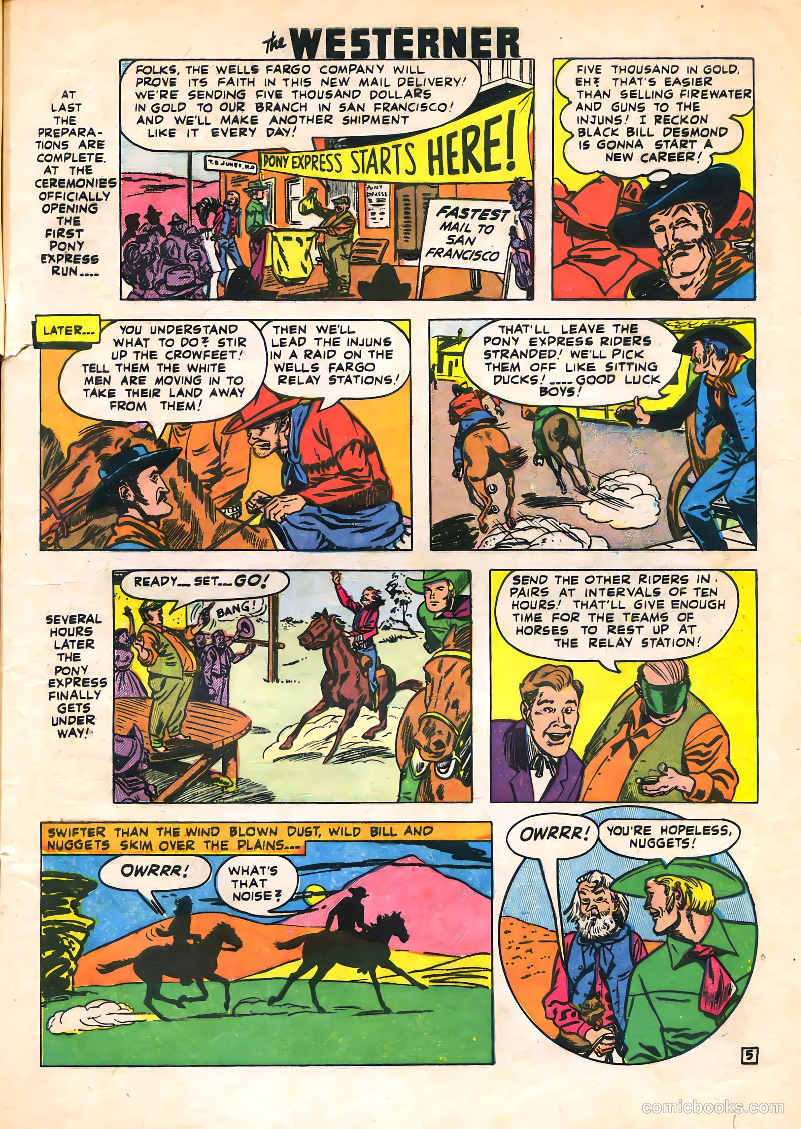 The Westerner Comics #17 (1950) — page 7 of 46
