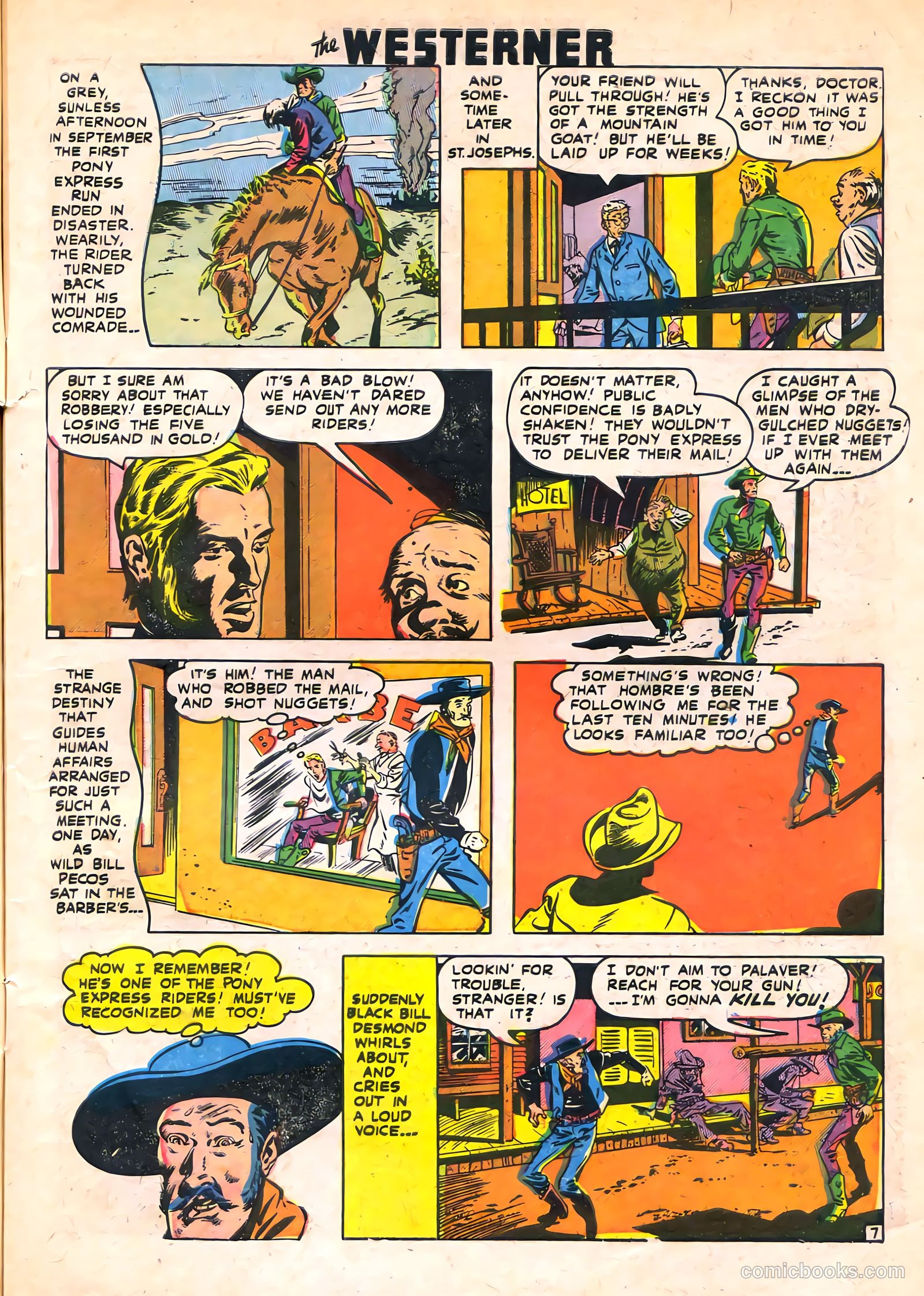The Westerner Comics #17 (1950) — page 9 of 46