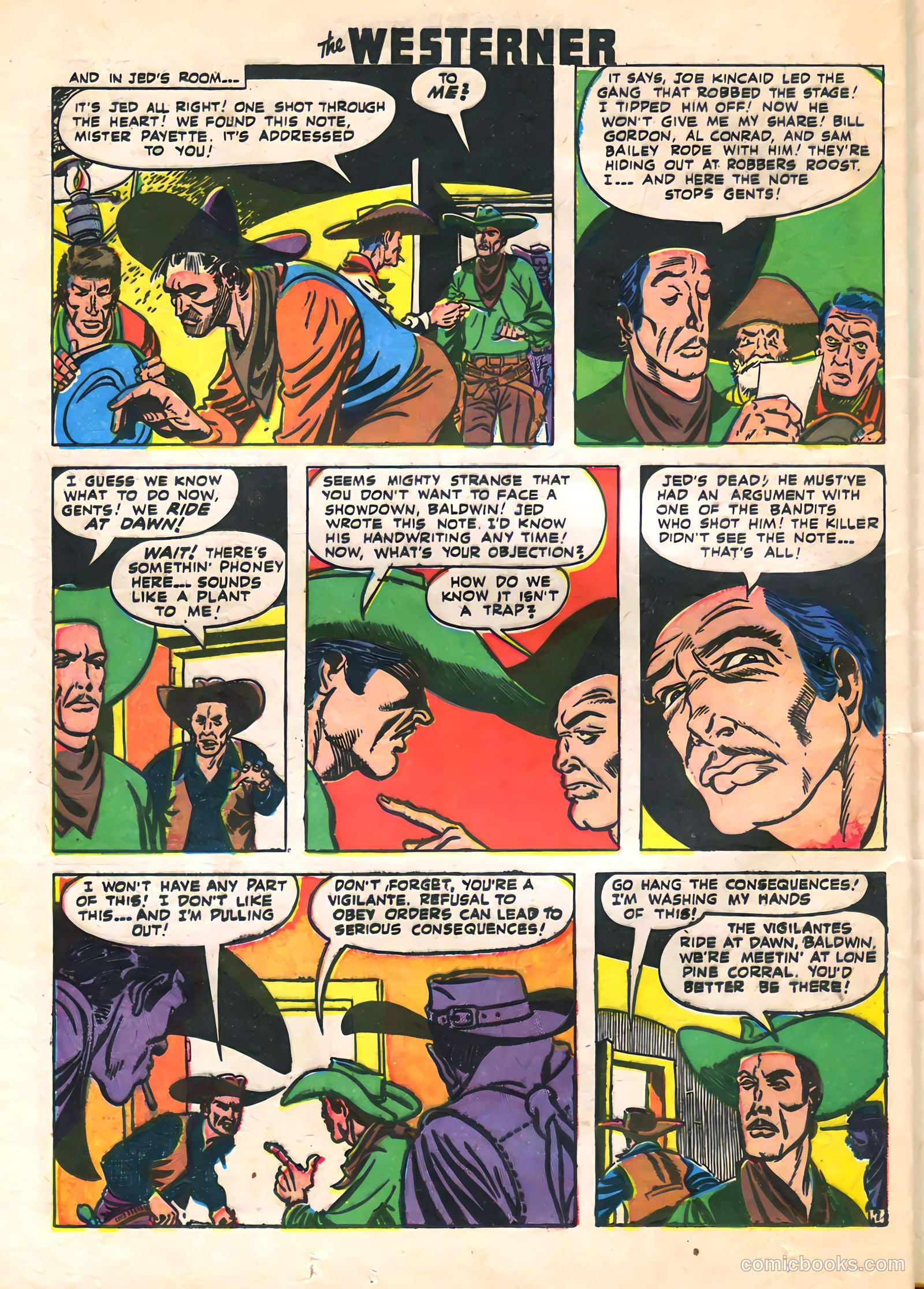 The Westerner Comics #17 (1950) — page 34 of 46