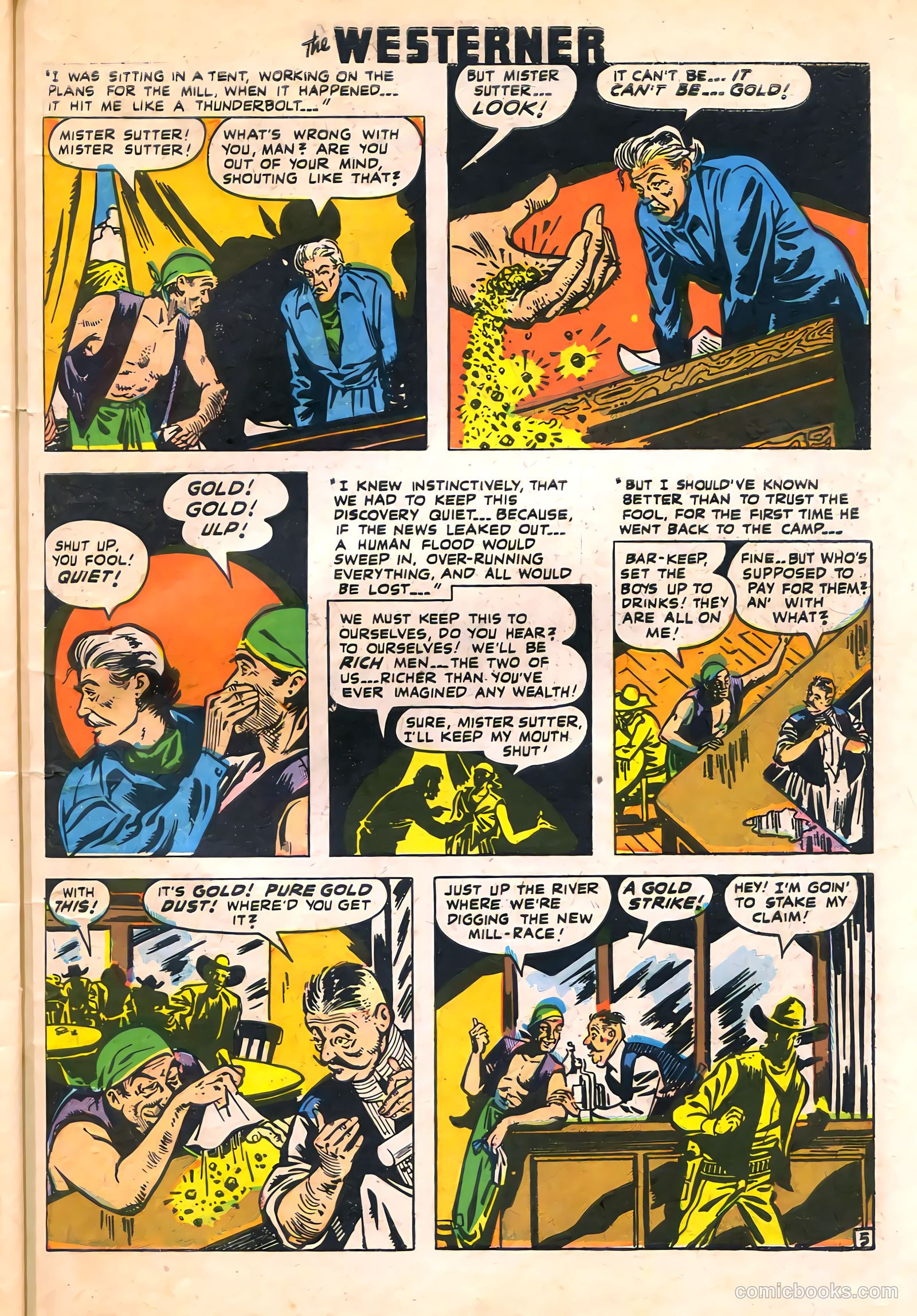 The Westerner Comics #17 (1950) — page 42 of 46