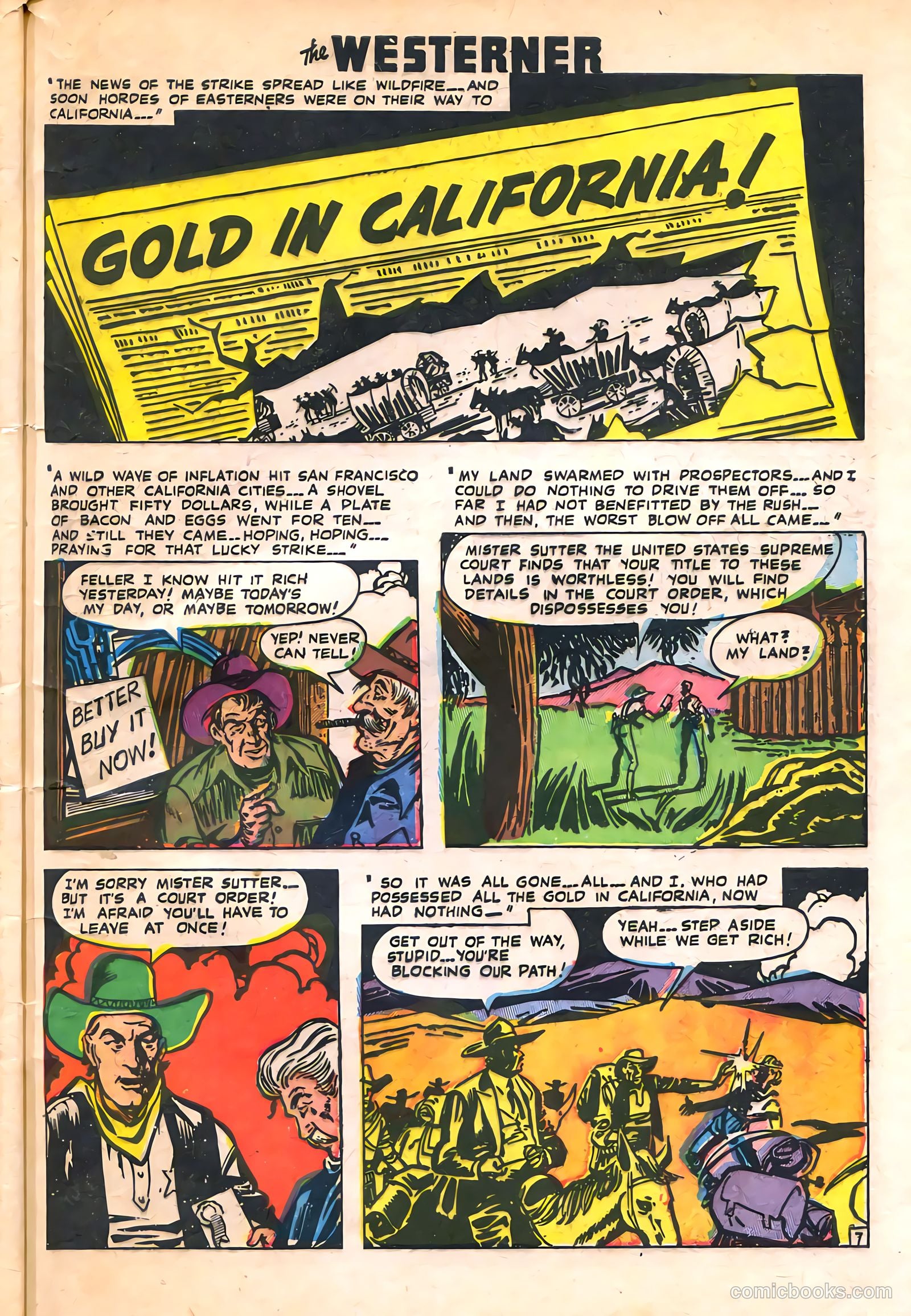 The Westerner Comics #17 (1950) — page 44 of 46