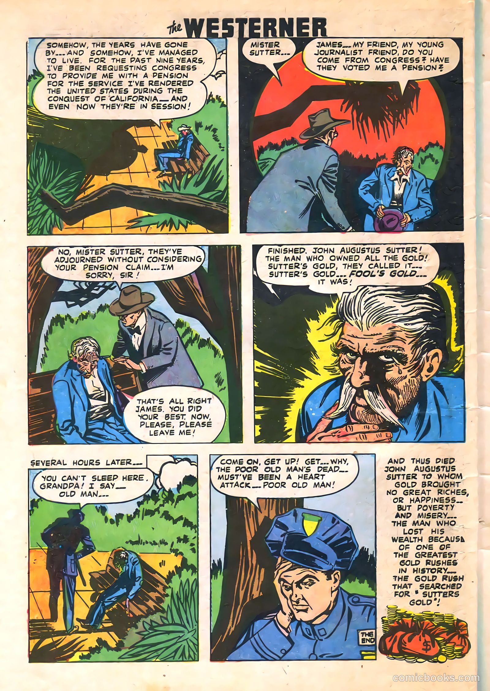 The Westerner Comics #17 (1950) — page 45 of 46