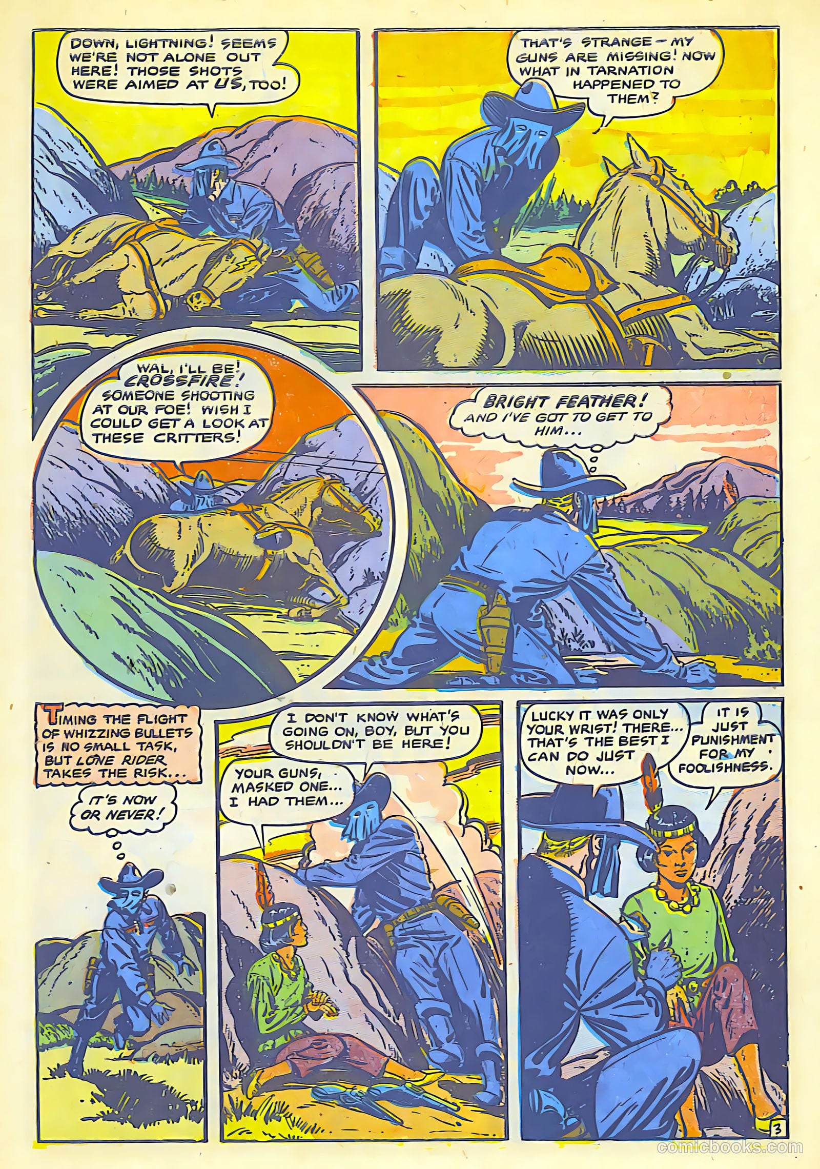 The Lone Rider #1 (1950) — page 5 of 52