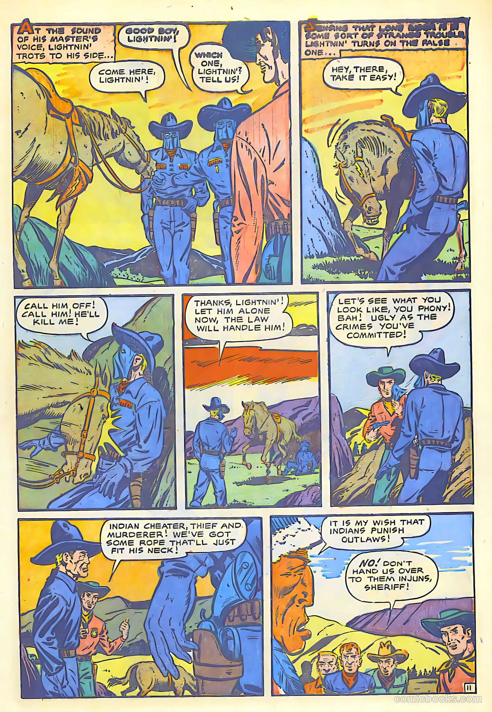 The Lone Rider #1 (1950) — page 13 of 52
