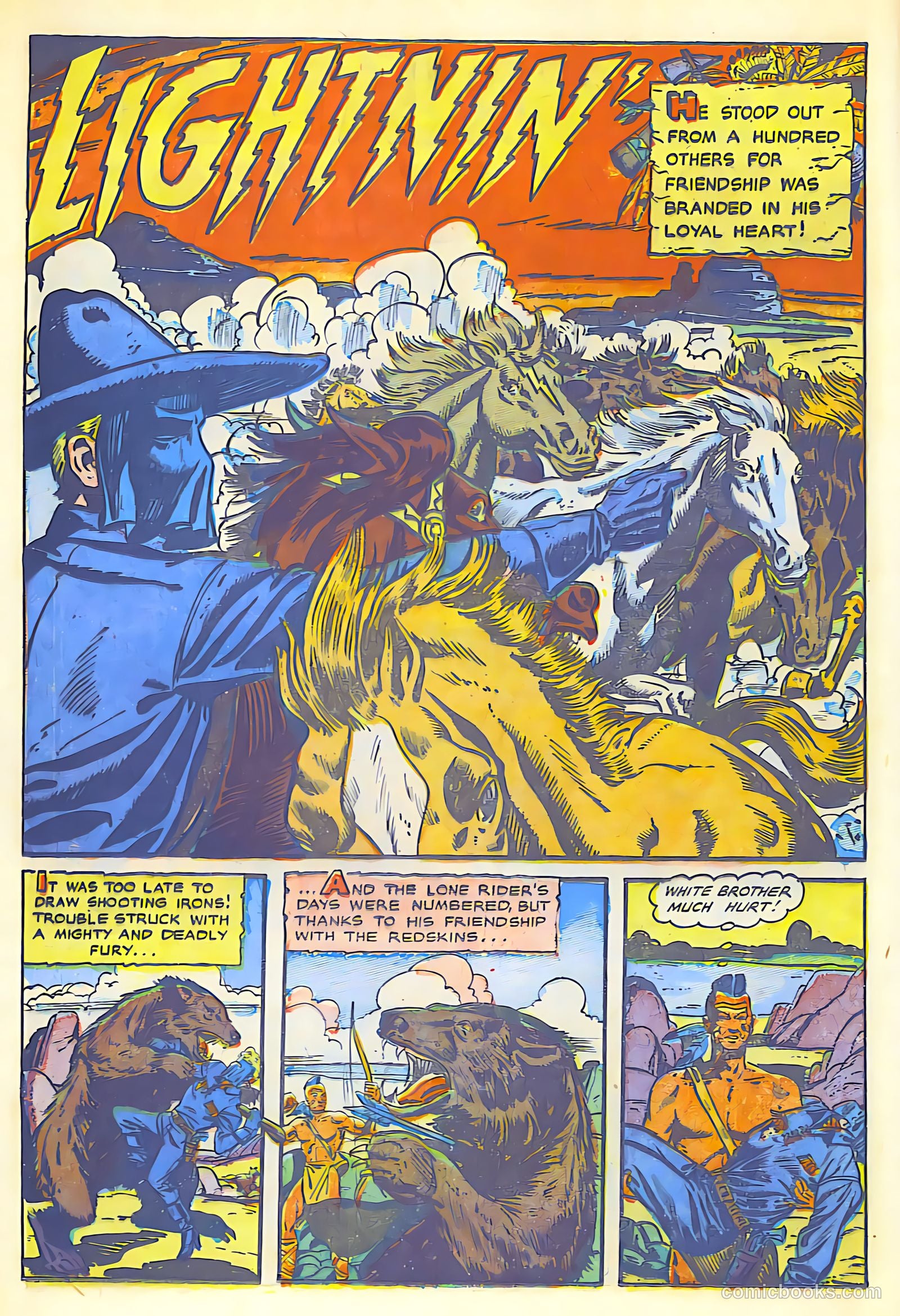 The Lone Rider #1 (1950) — page 16 of 52