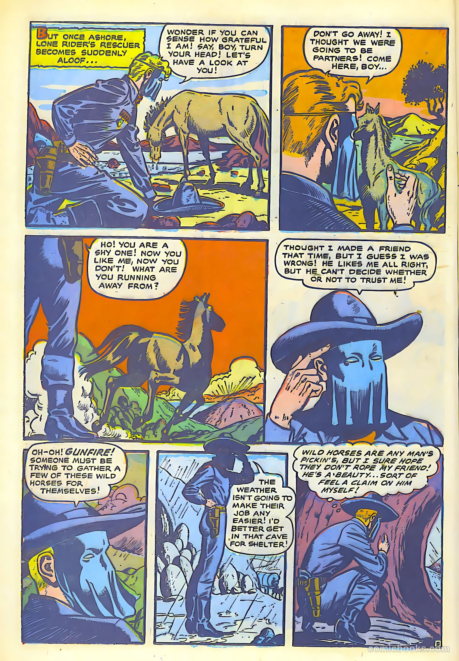 The Lone Rider #1 (1950) — page 20 of 52