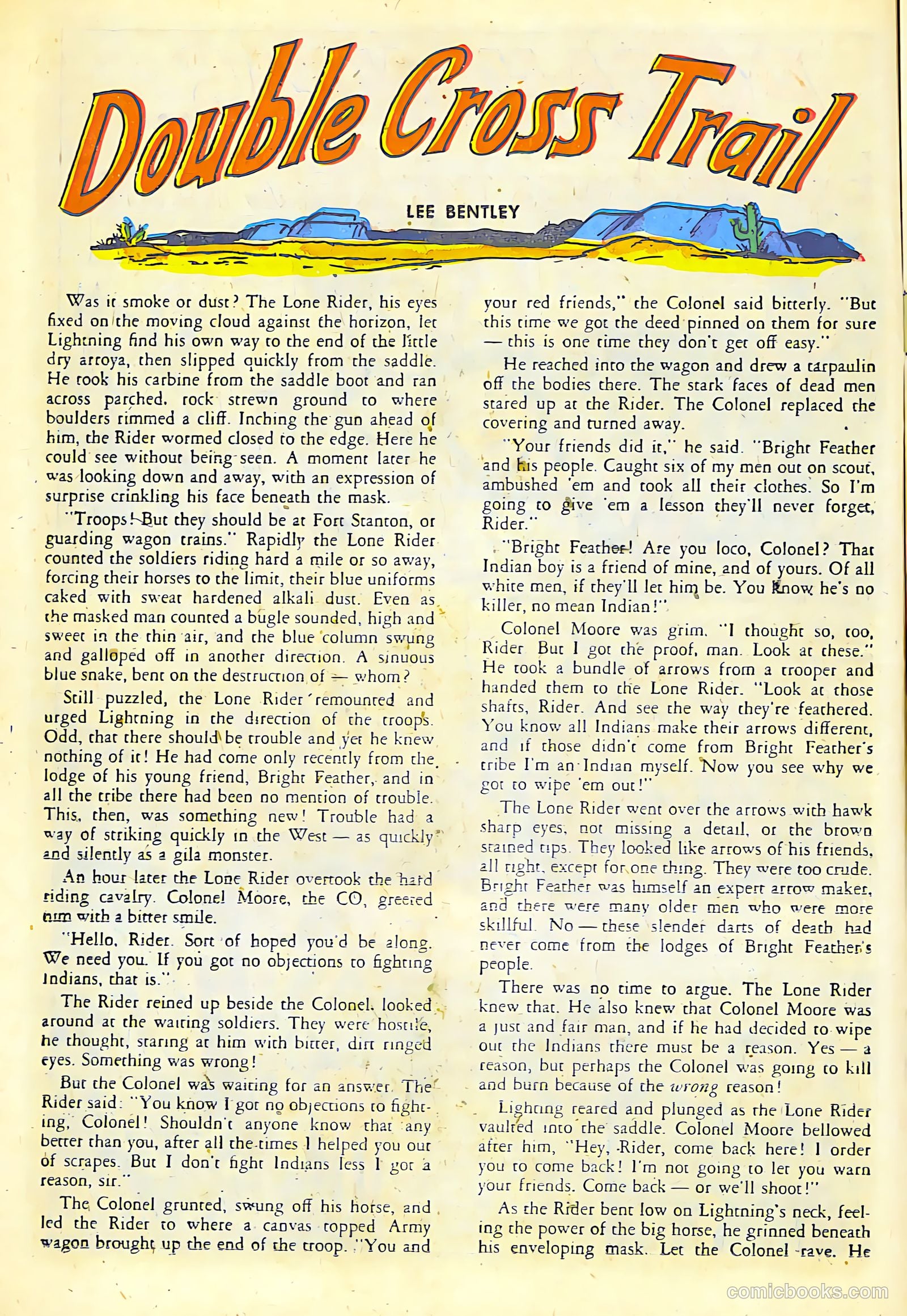 The Lone Rider #1 (1950) — page 24 of 52