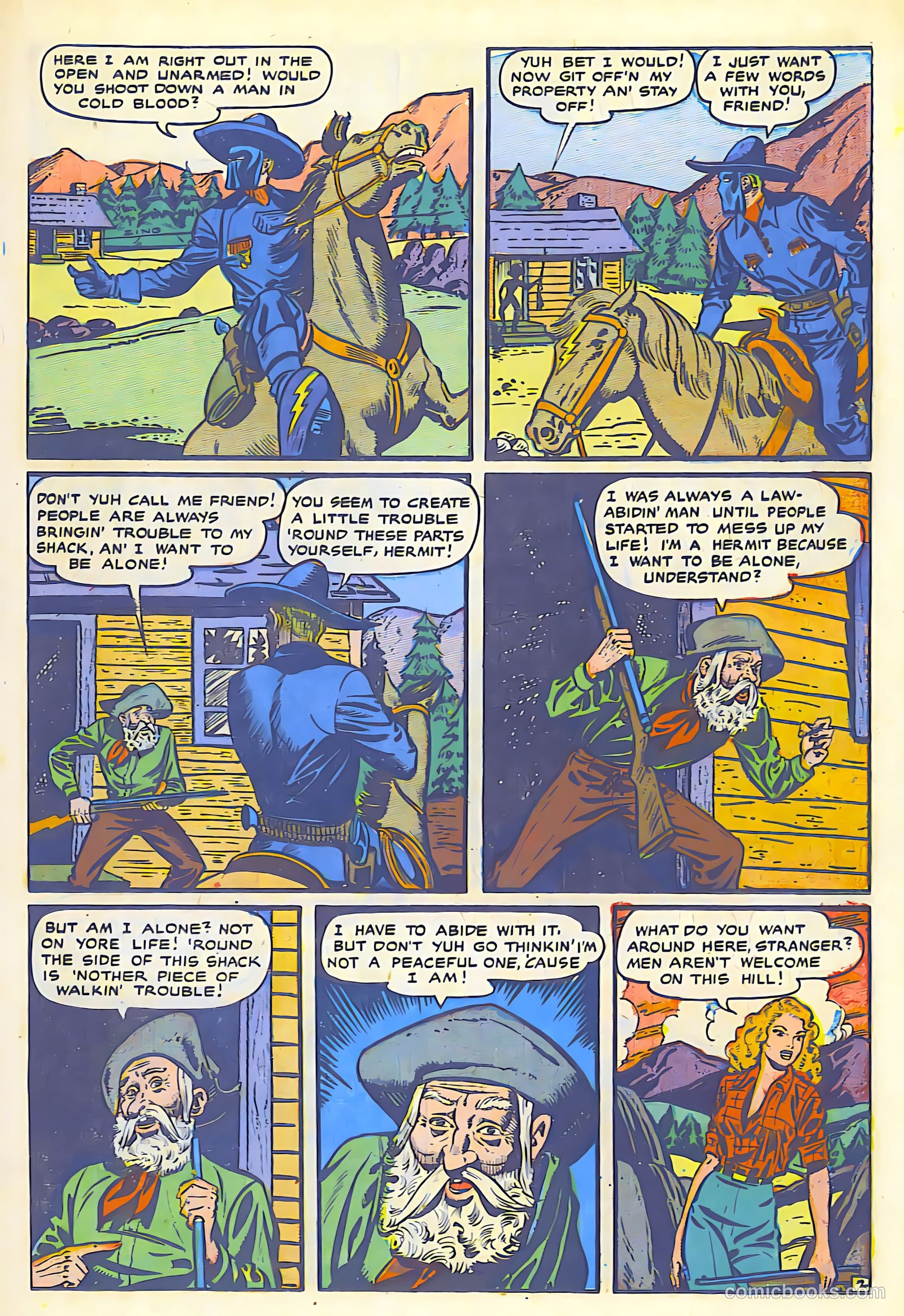 The Lone Rider #1 (1950) — page 27 of 52