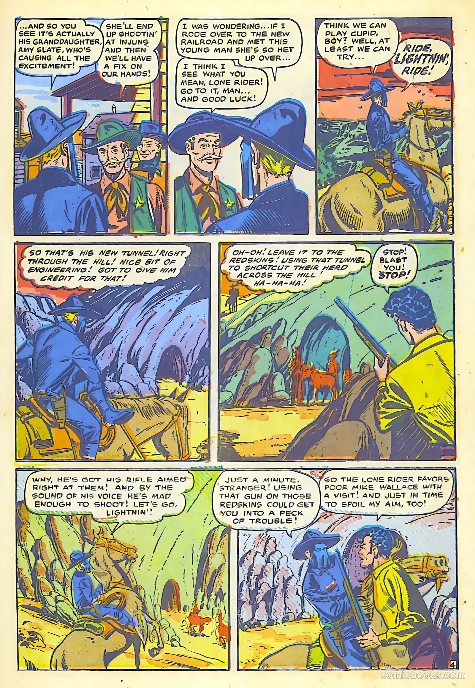 The Lone Rider #1 (1950) — page 29 of 52