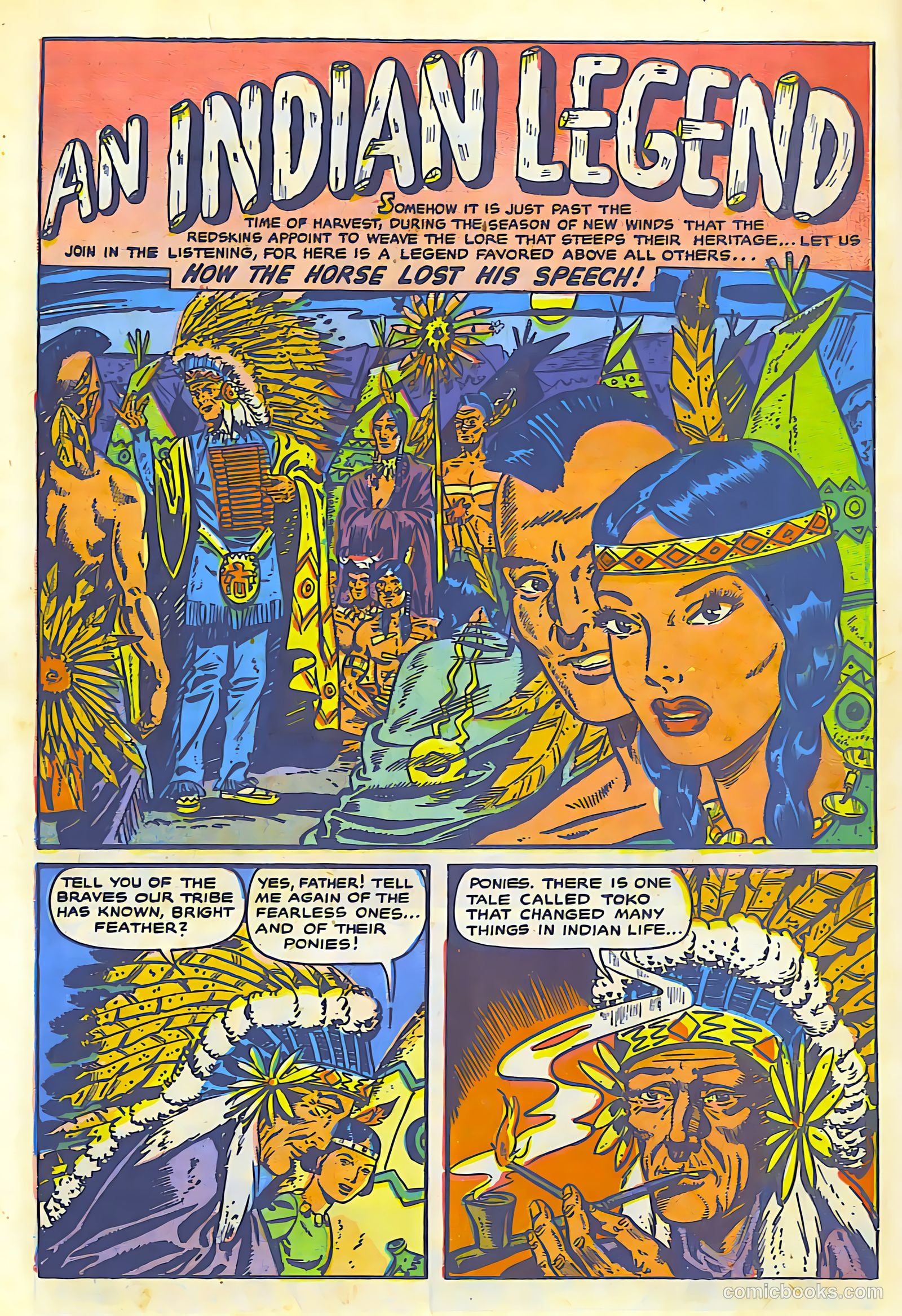 The Lone Rider #1 (1950) — page 34 of 52