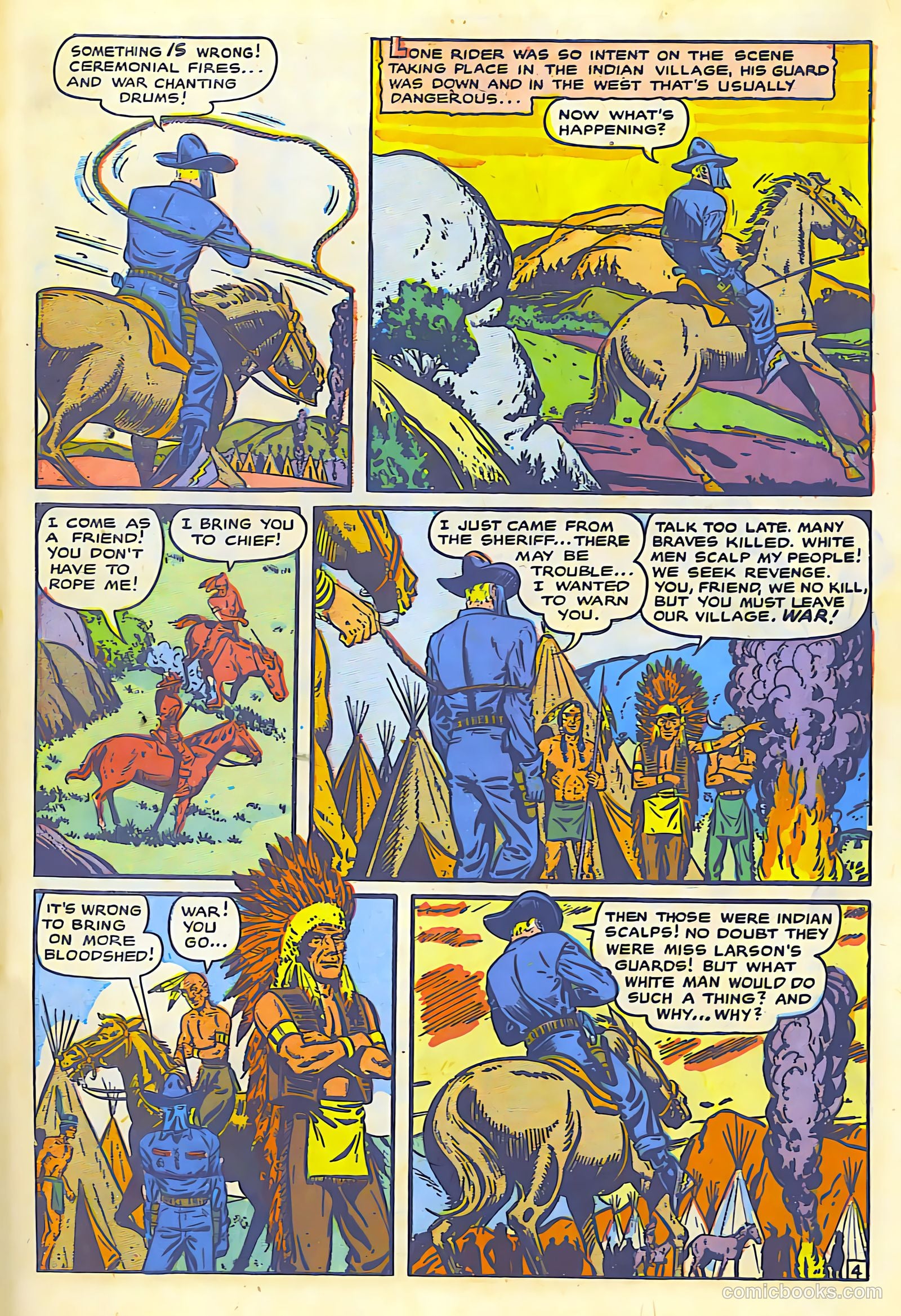 The Lone Rider #1 (1950) — page 43 of 52