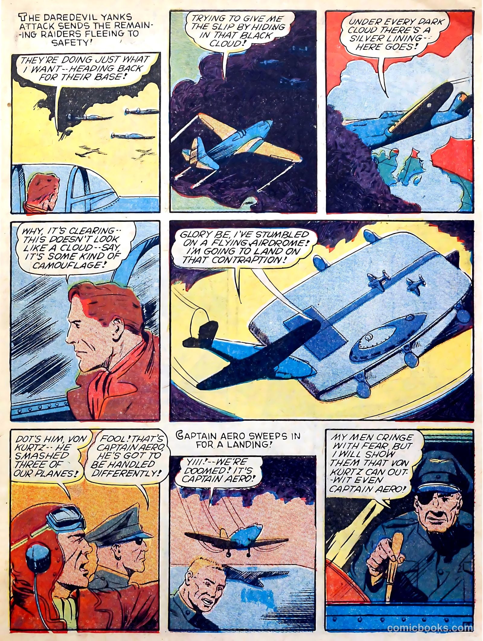 Captain Aero Comics #7 (1941) — page 9 of 68