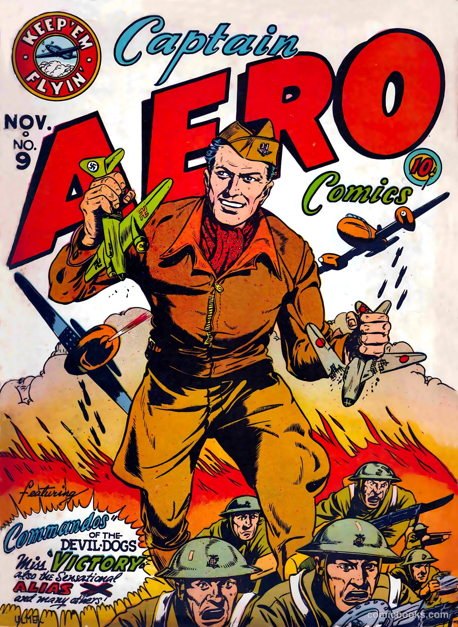 Captain Aero Comics #9