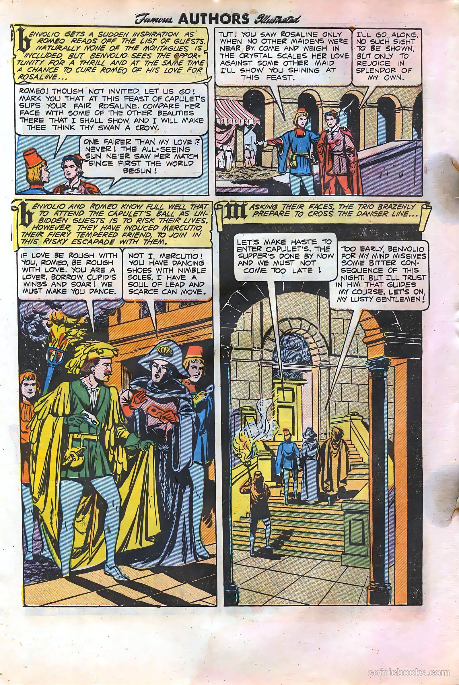 Stories By Famous Authors Illustrated 10 - Romeo and Juliet #1 — page 6 of 36