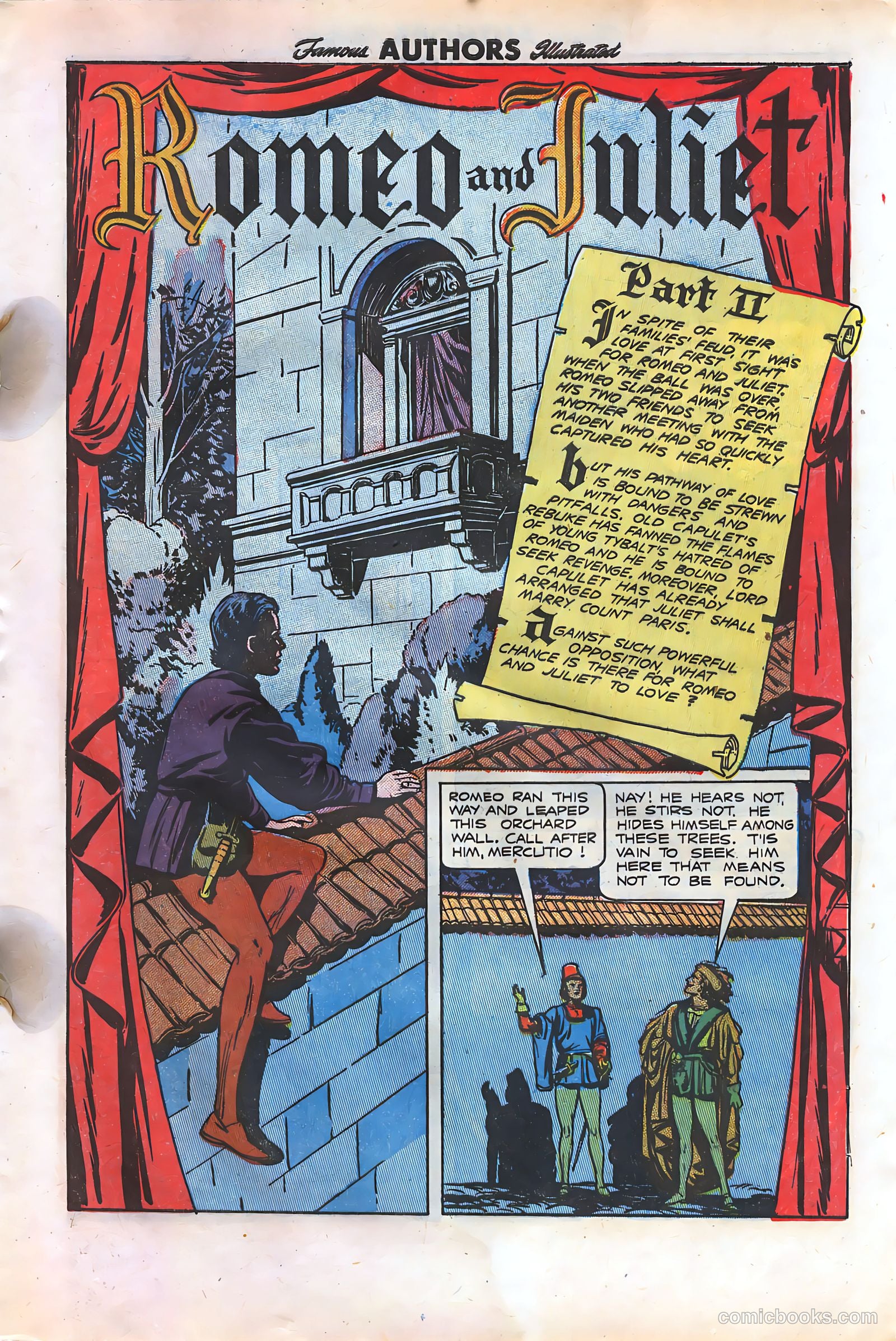 Stories By Famous Authors Illustrated 10 - Romeo and Juliet #1 — page 9 of 36