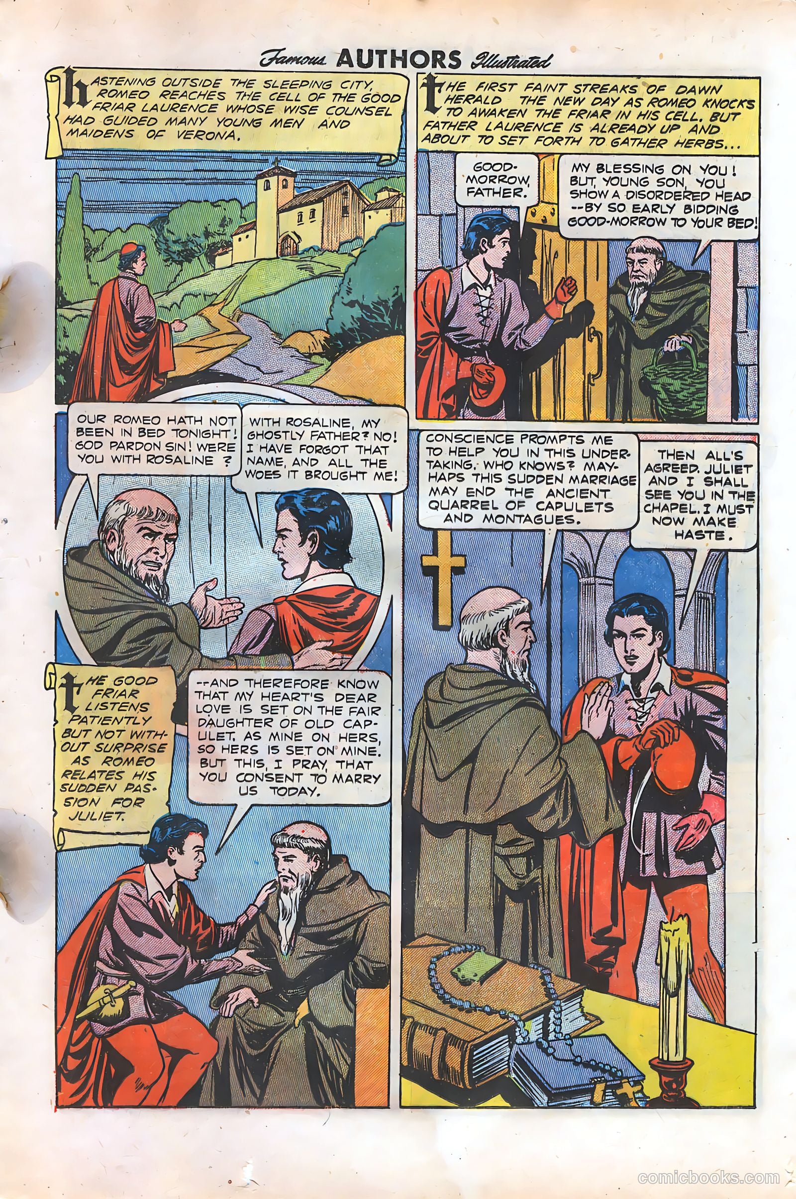 Stories By Famous Authors Illustrated 10 - Romeo and Juliet #1 — page 13 of 36