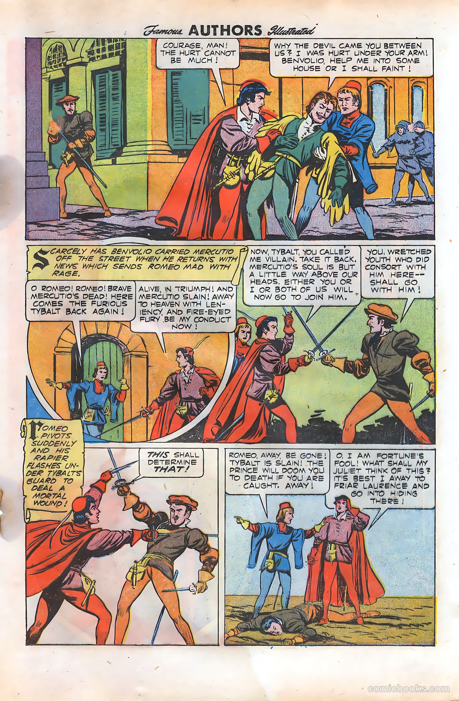 Stories By Famous Authors Illustrated 10 - Romeo and Juliet #1 — page 17 of 36