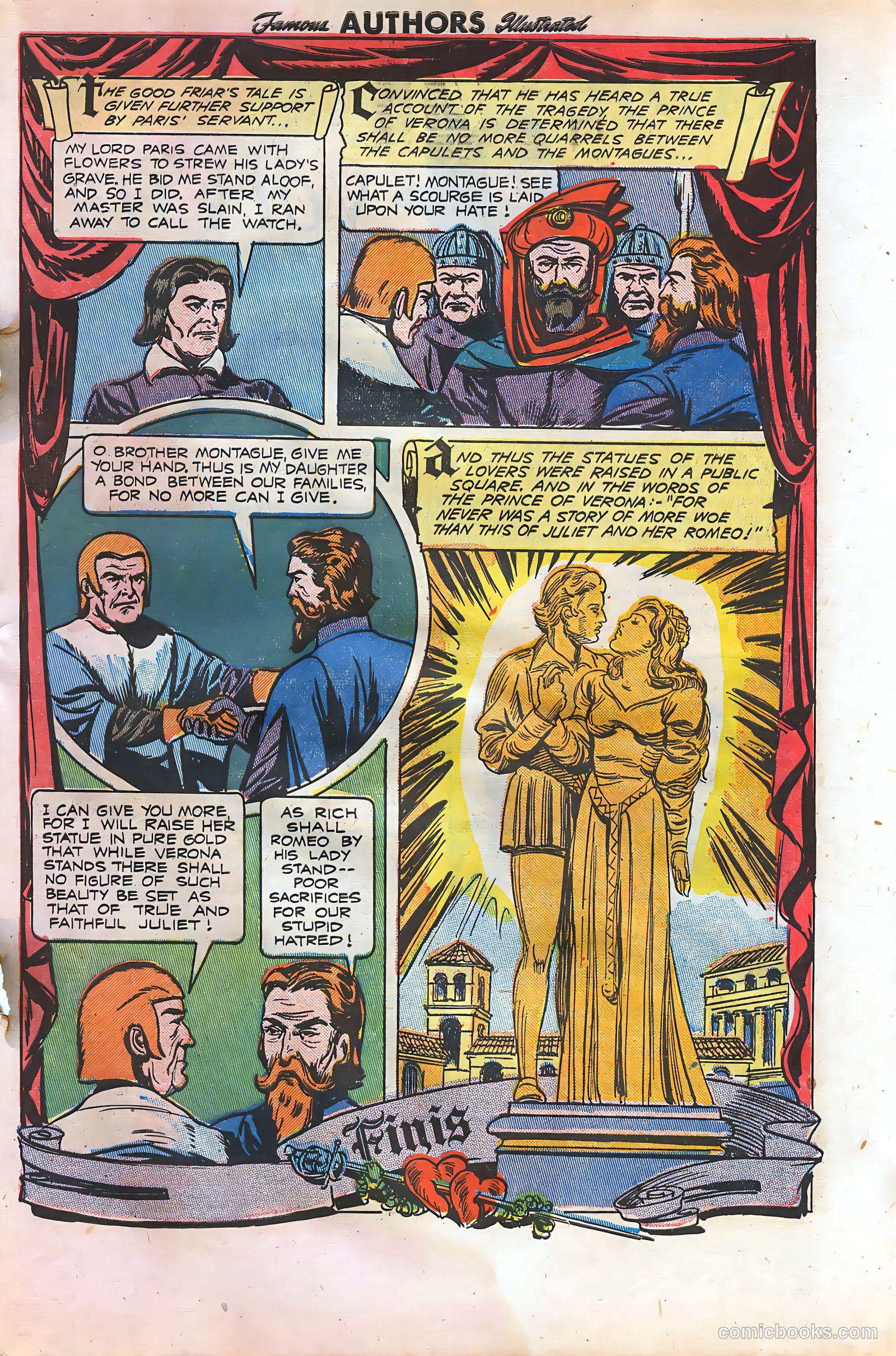 Stories By Famous Authors Illustrated 10 - Romeo and Juliet #1 — page 31 of 36